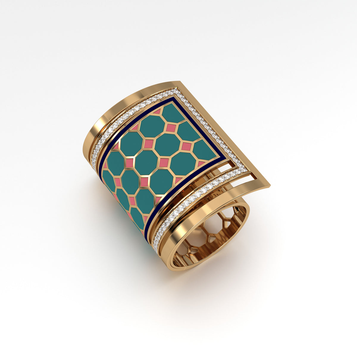 #Pattern & Color_Turkish Tessellation Pastel Turquoise