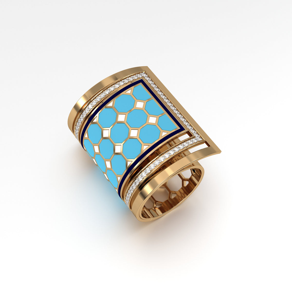 #Pattern & Color_Turkish Tessellation Skyblue