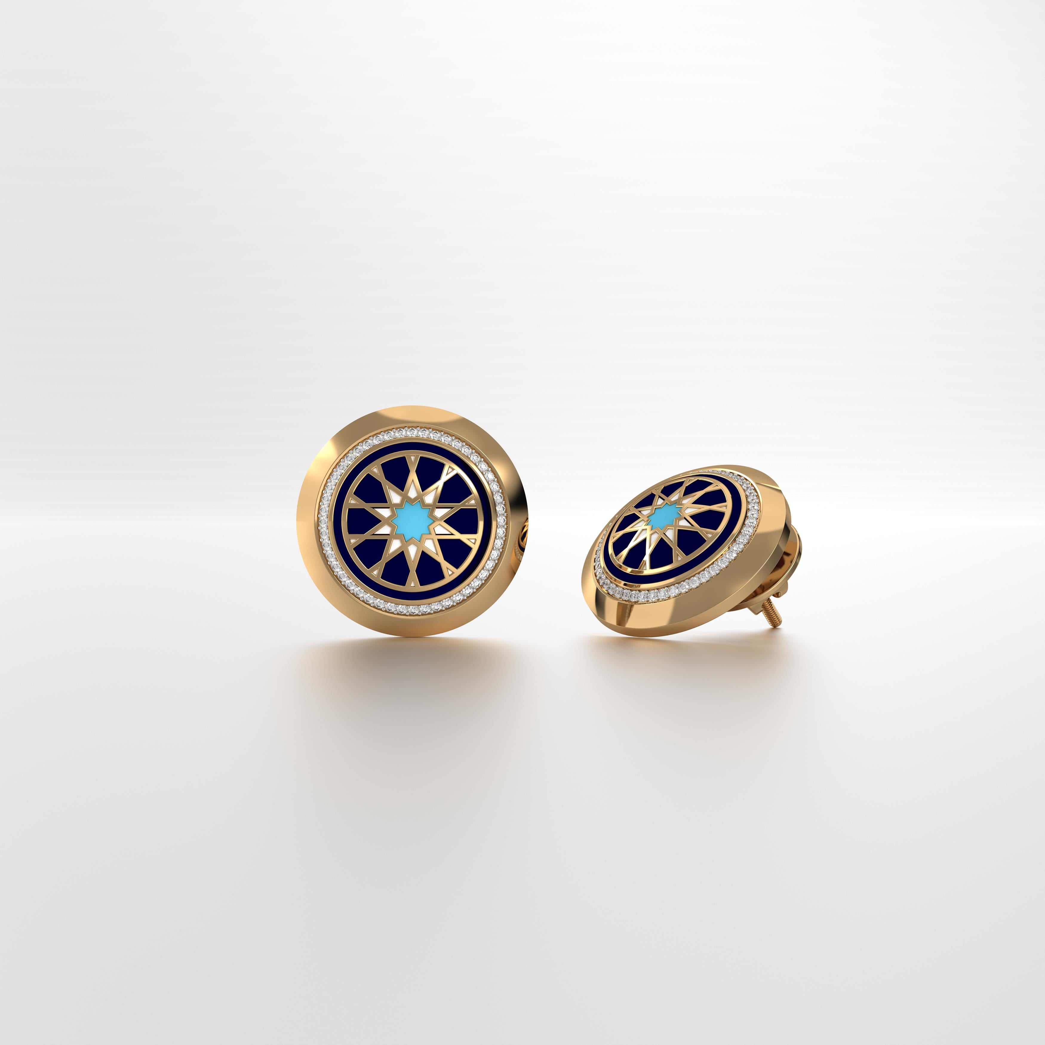 #Pattern & Color_Arabesque Rosette Skyblue