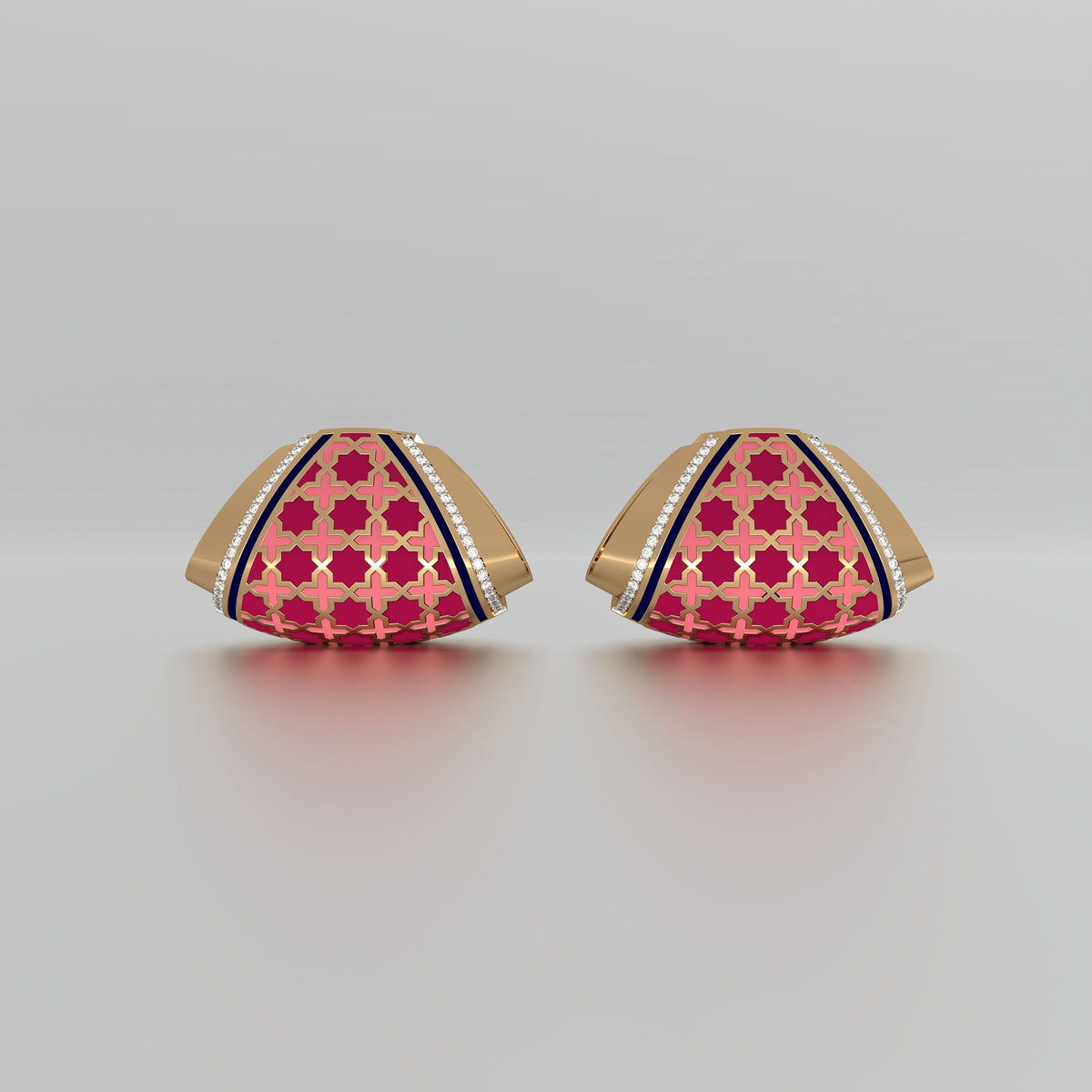 #Pattern & Color_Moroccan Zellij Cardinal Red