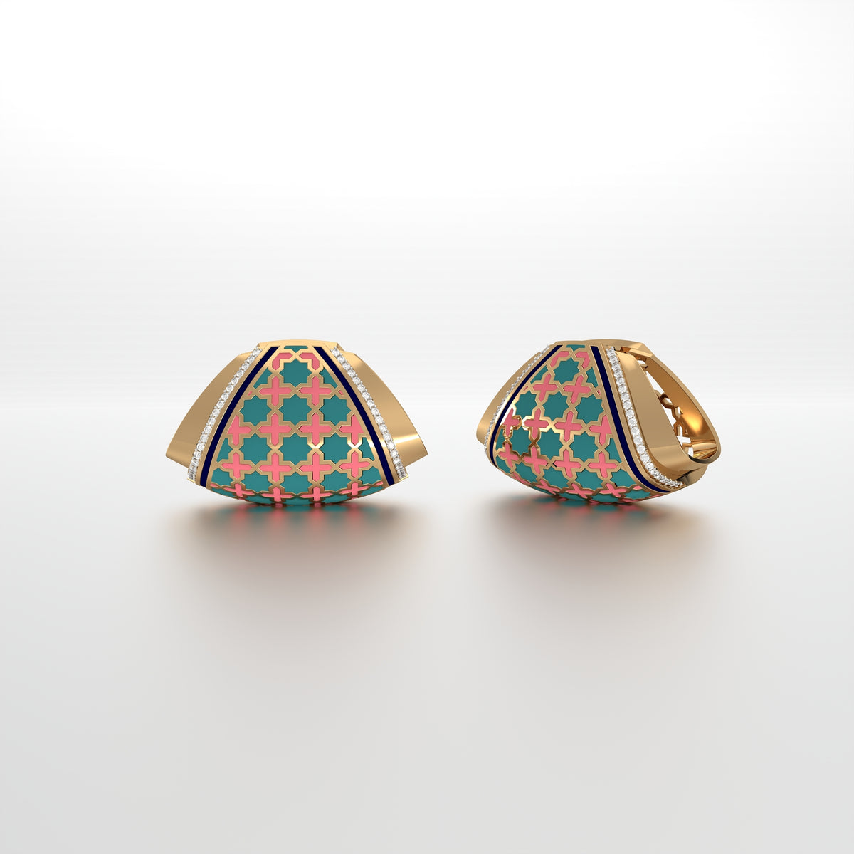 #Pattern & Color_Moroccan Zellij Pastel Turquoise