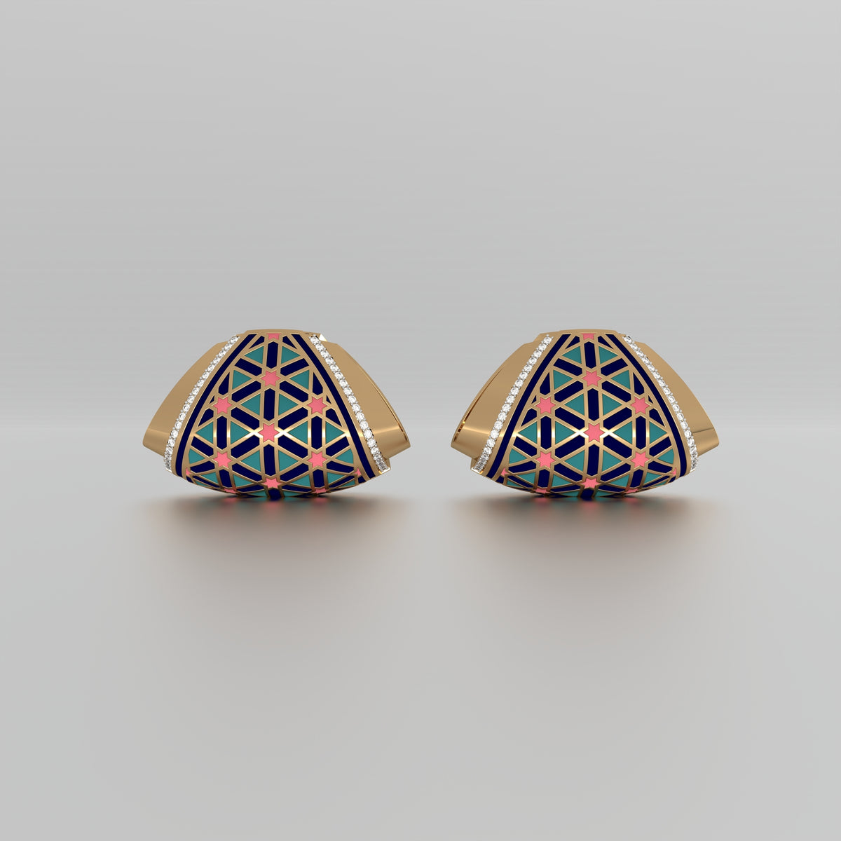 #Pattern & Color_Persian Girih Pastel Turquoise