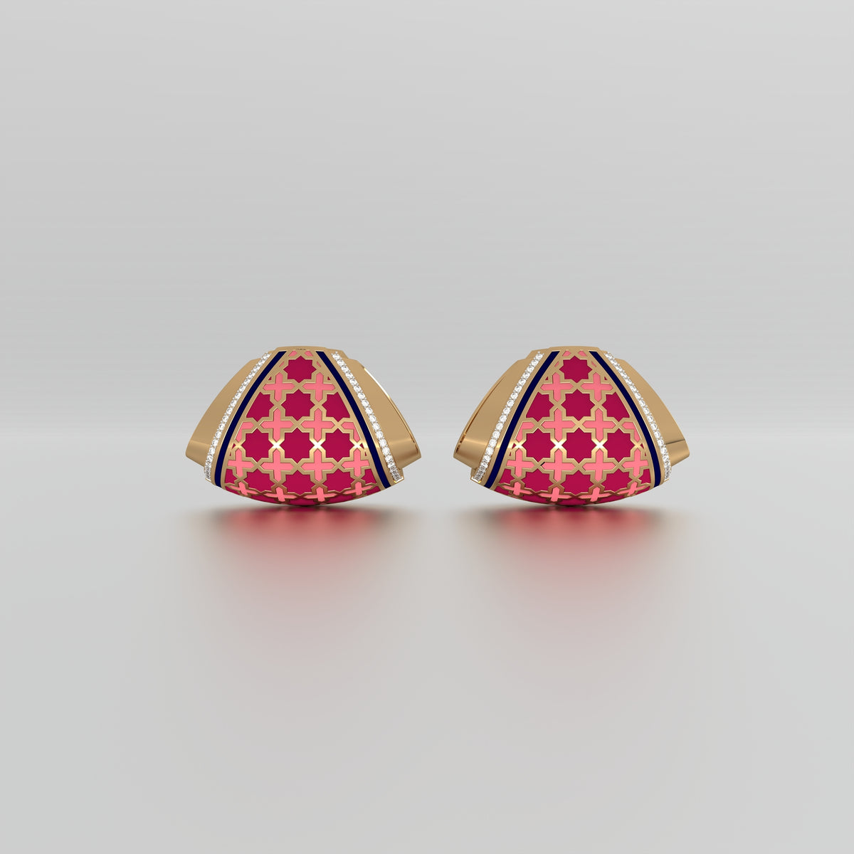 #Pattern & Color_Moroccan Zellij Cardinal Red