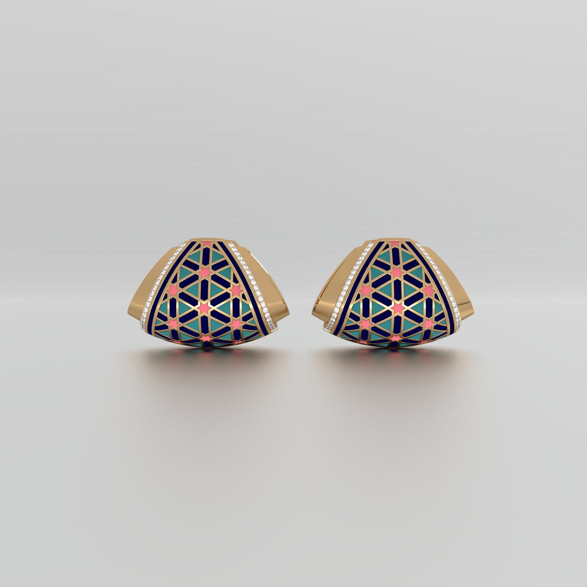 #Pattern & Color_Persian Girih Pastel Turquoise