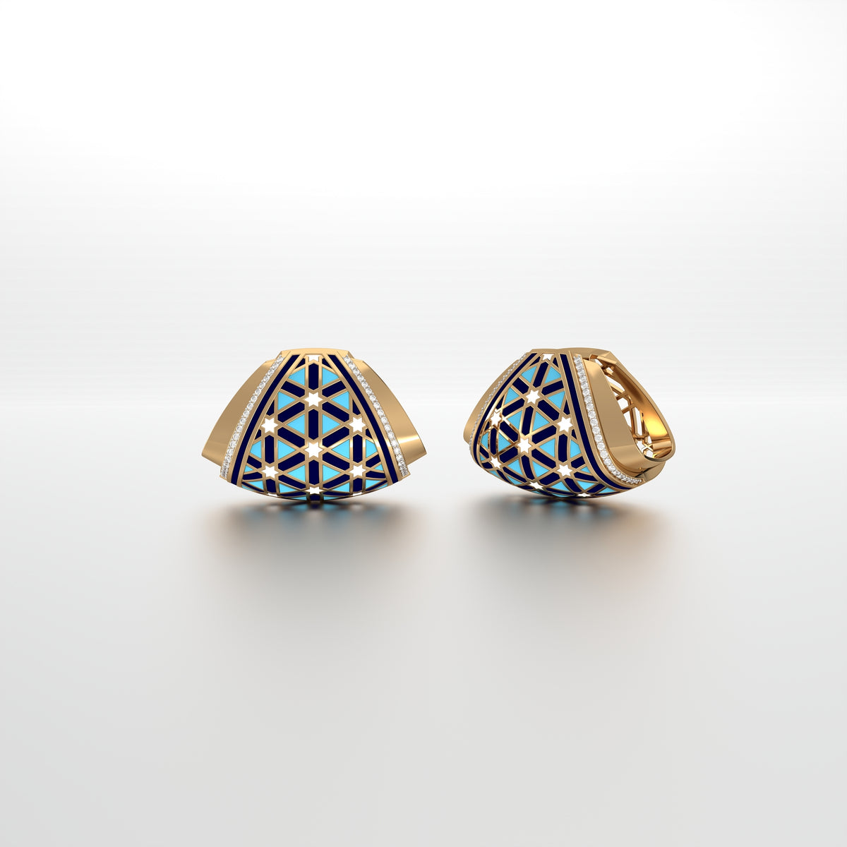 #Pattern & Color_Persian Girih Skyblue