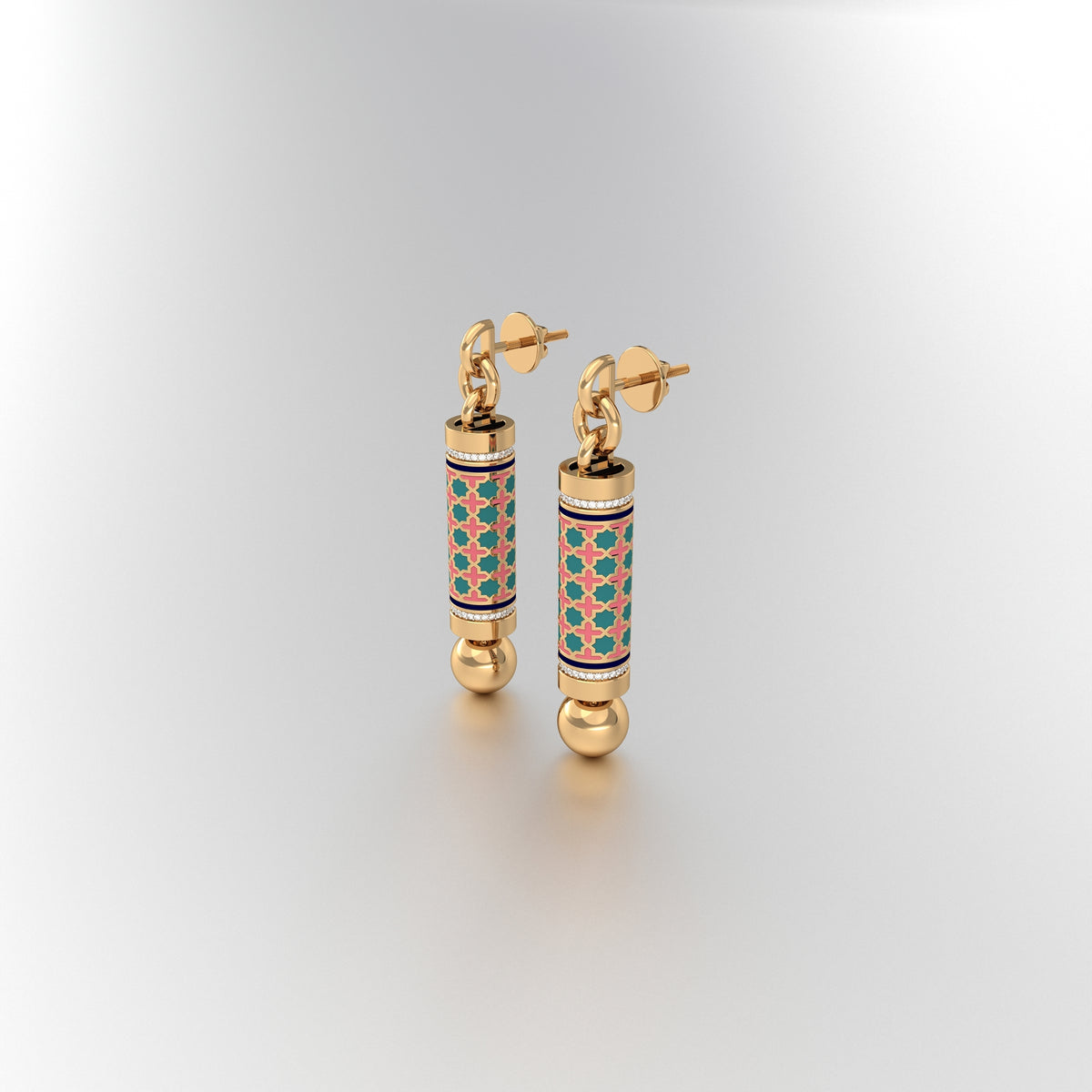 #Pattern & Color_Moroccan Zellij Pastel Turquoise