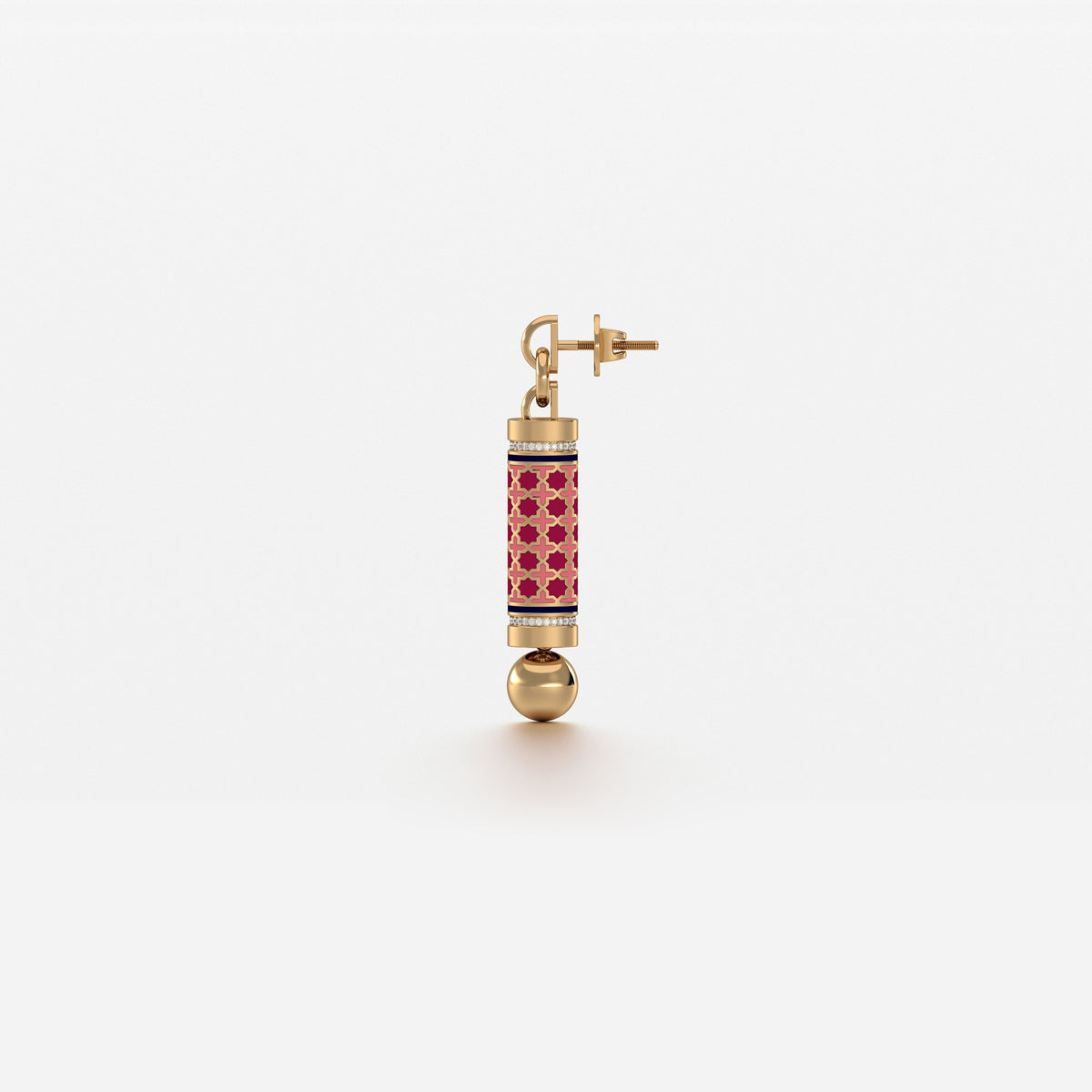 #Pattern & Color_Moroccan Zellij Cardinal Red