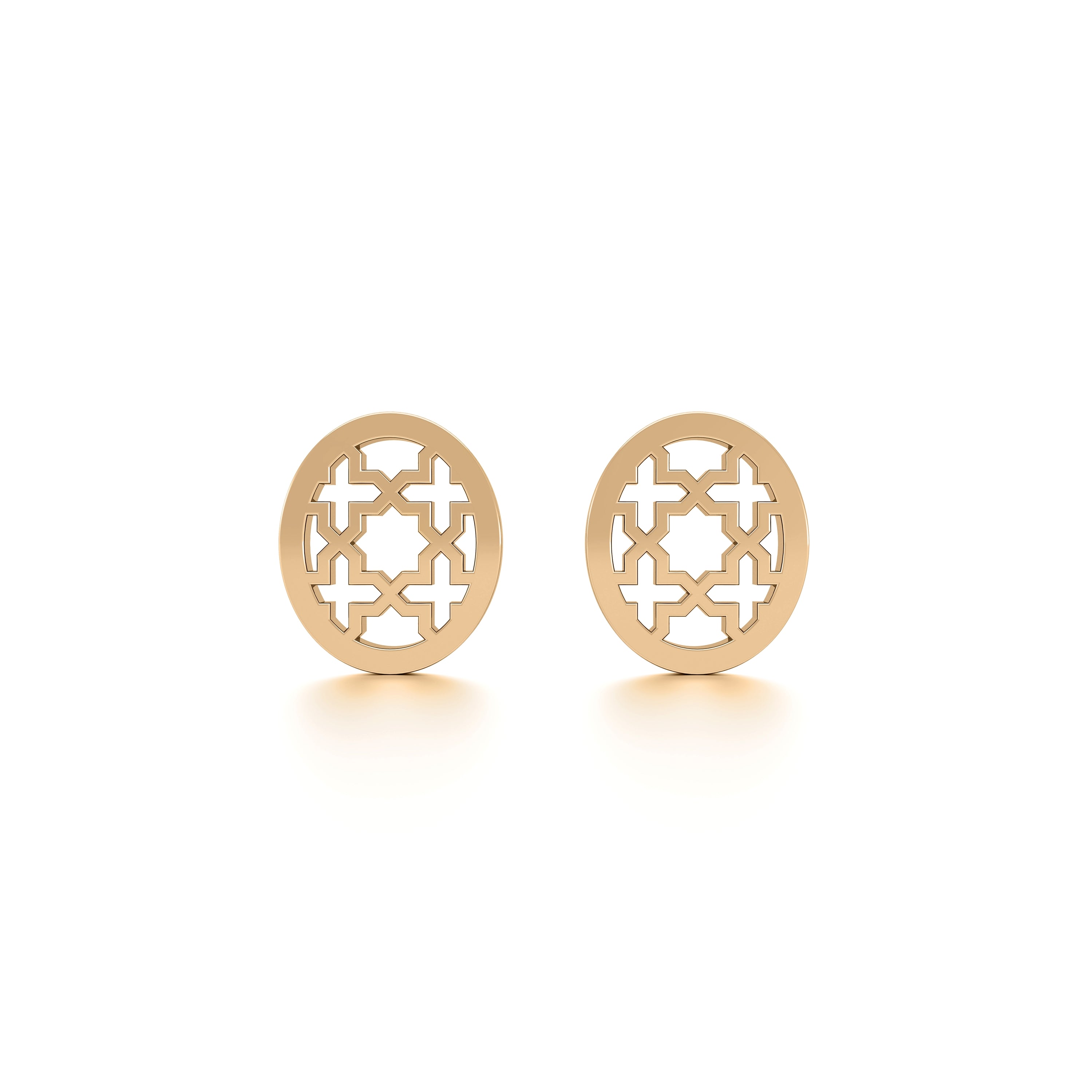 Abeer Oval Filigree Coin Earring