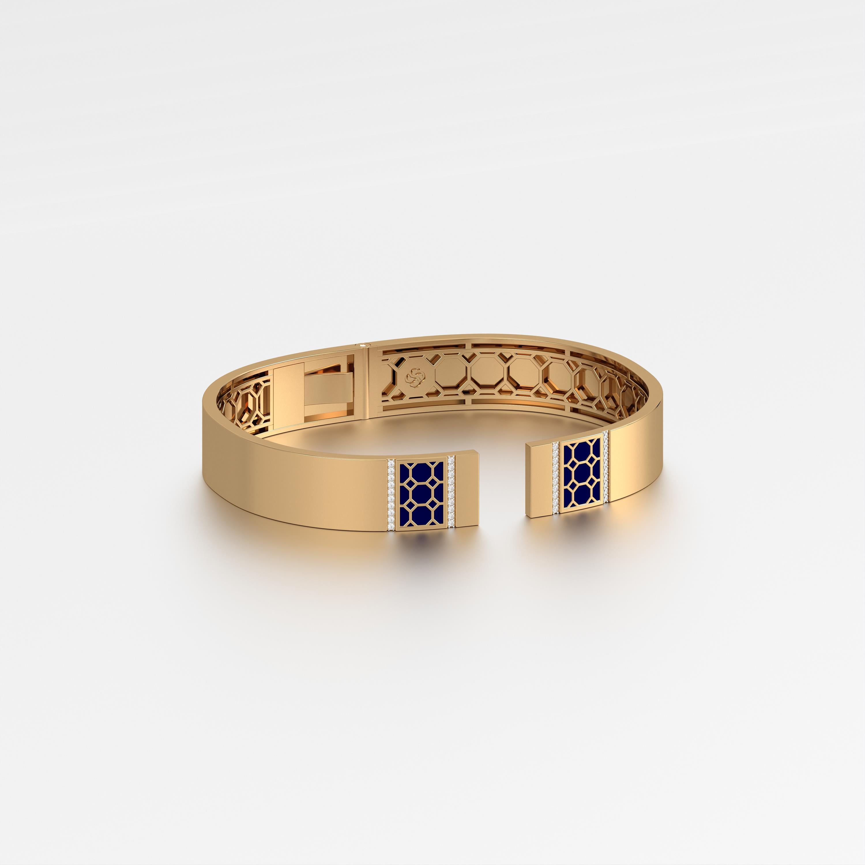 #Pattern & Color_Turkish Tessellation Prussian Blue