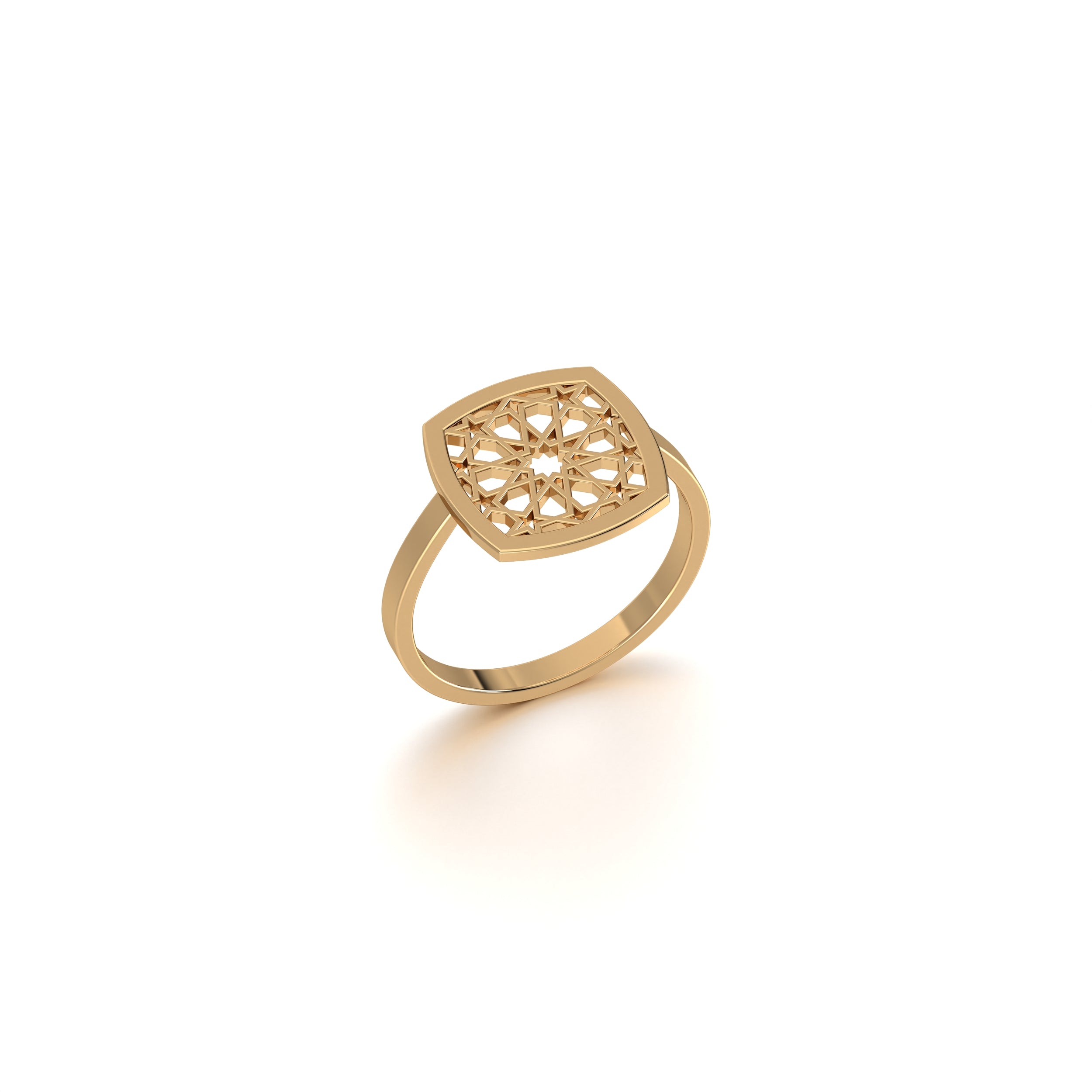 #Pattern & Color_Arabesque Rosette Gold