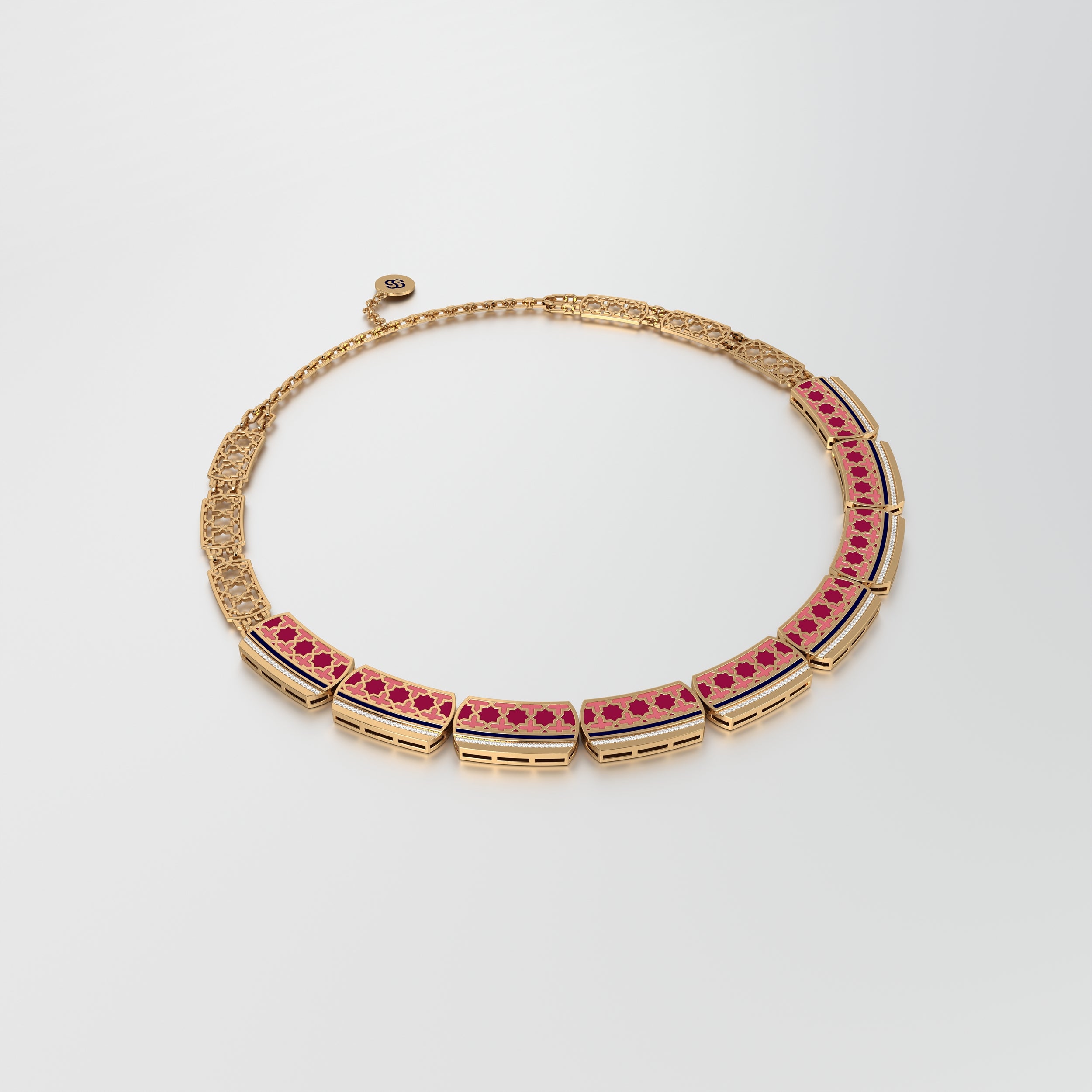 #Pattern & Color_Moroccan Zellij Cardinal Red