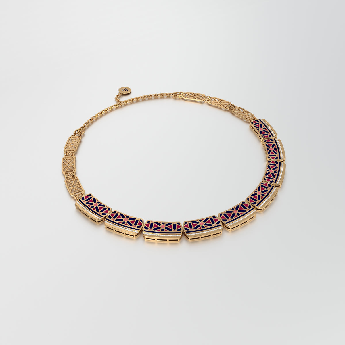 #Pattern & Color_Persian Girih Cardinal Red