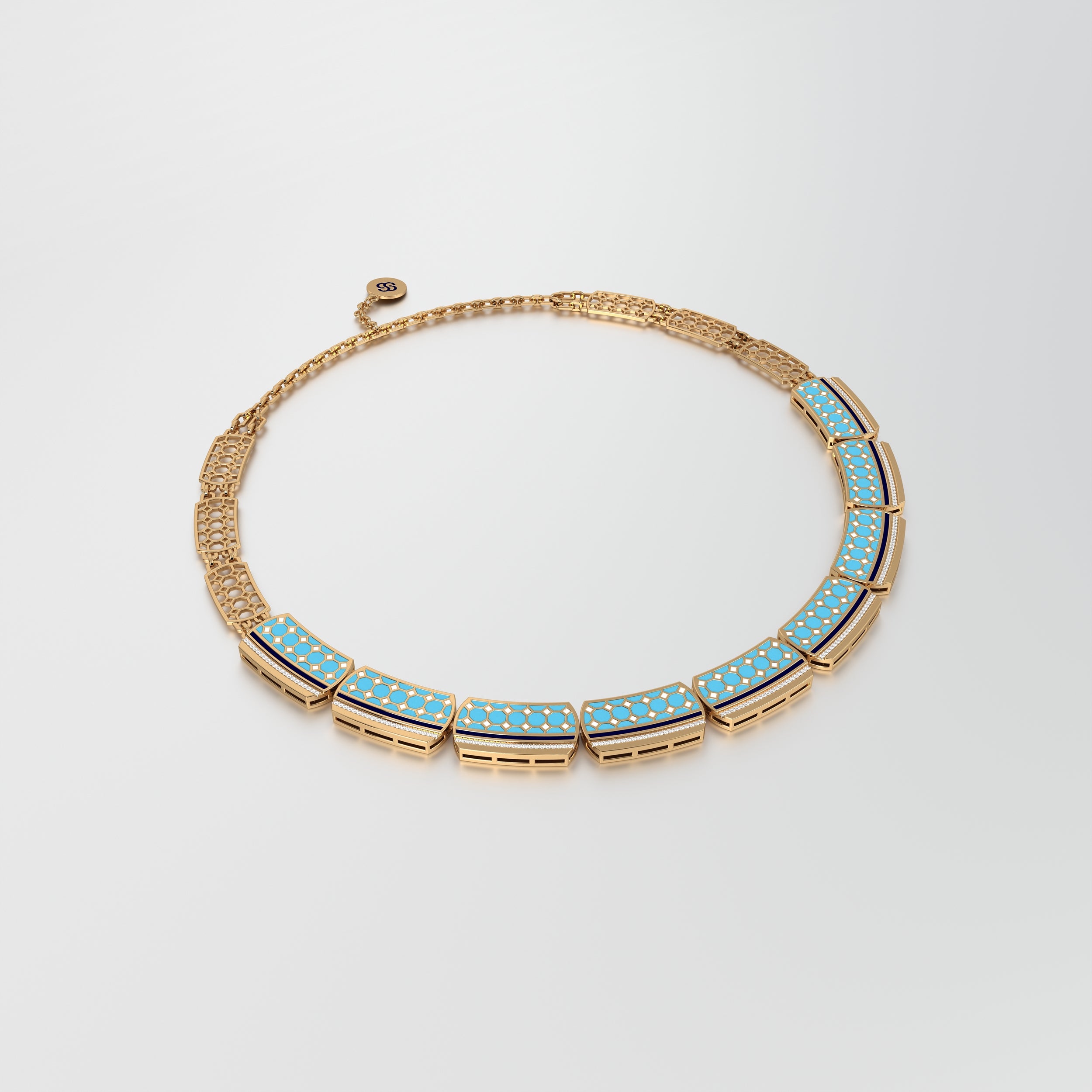 #Pattern & Color_Turkish Tessellation Skyblue