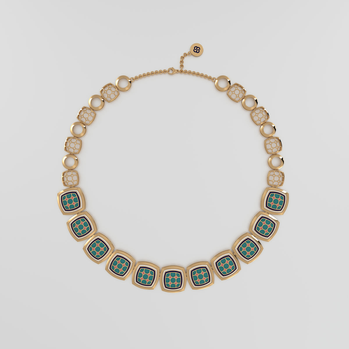 #Pattern & Color_Turkish Tessellation Pastel Turquoise