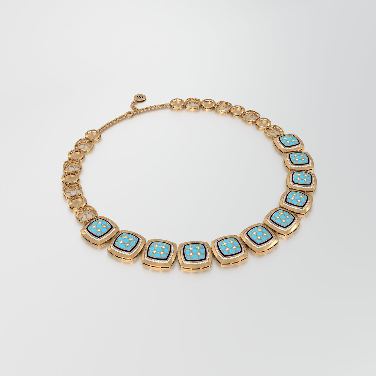 #Pattern & Color_Turkish Tessellation Skyblue