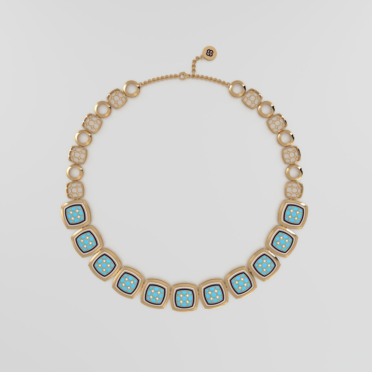 #Pattern & Color_Turkish Tessellation Skyblue