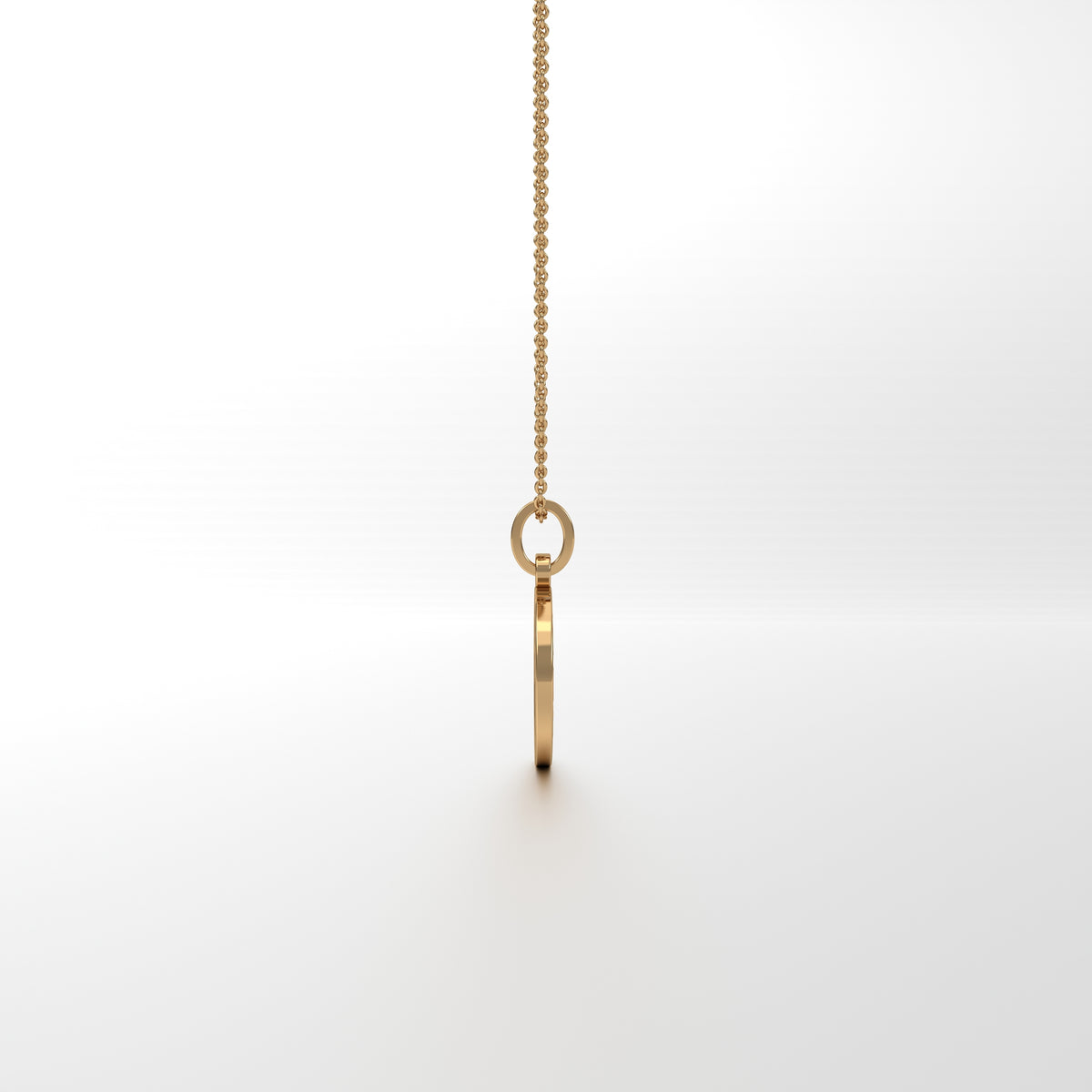 Abeer Round Filigree Coin Pendant