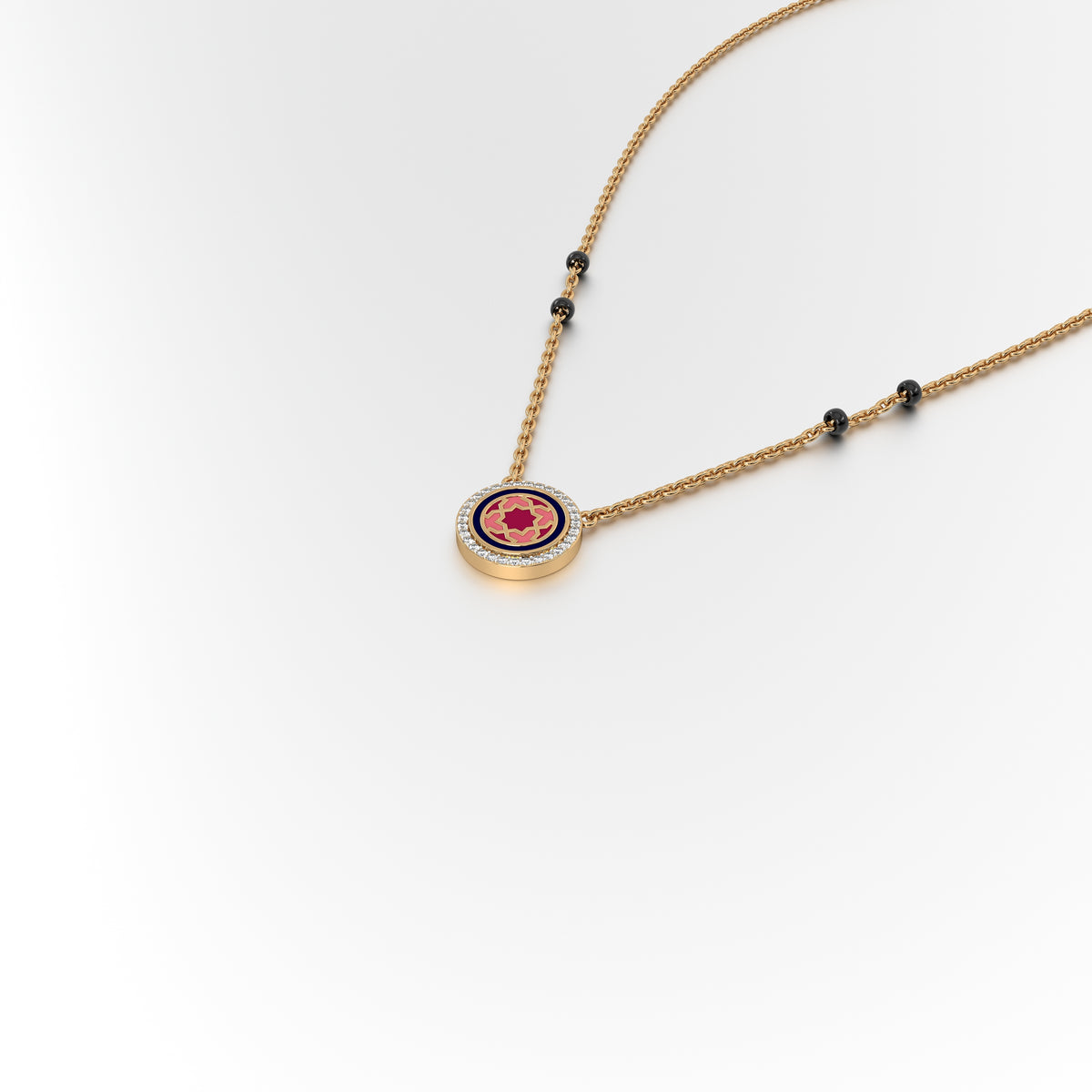 #Pattern & Color_Moroccan Zellij Cardinal Red