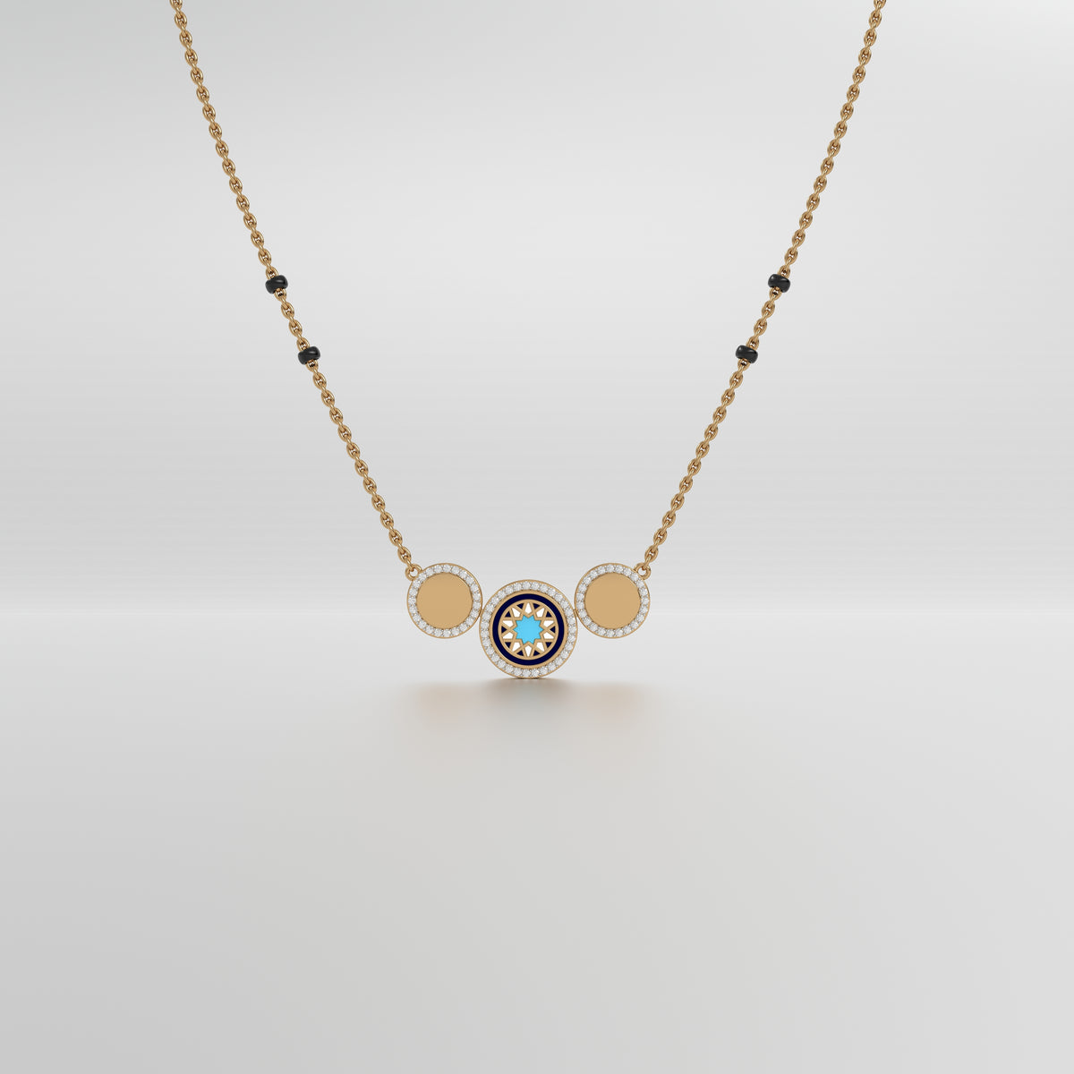 #Pattern & Color_Arabesque Rosette Skyblue