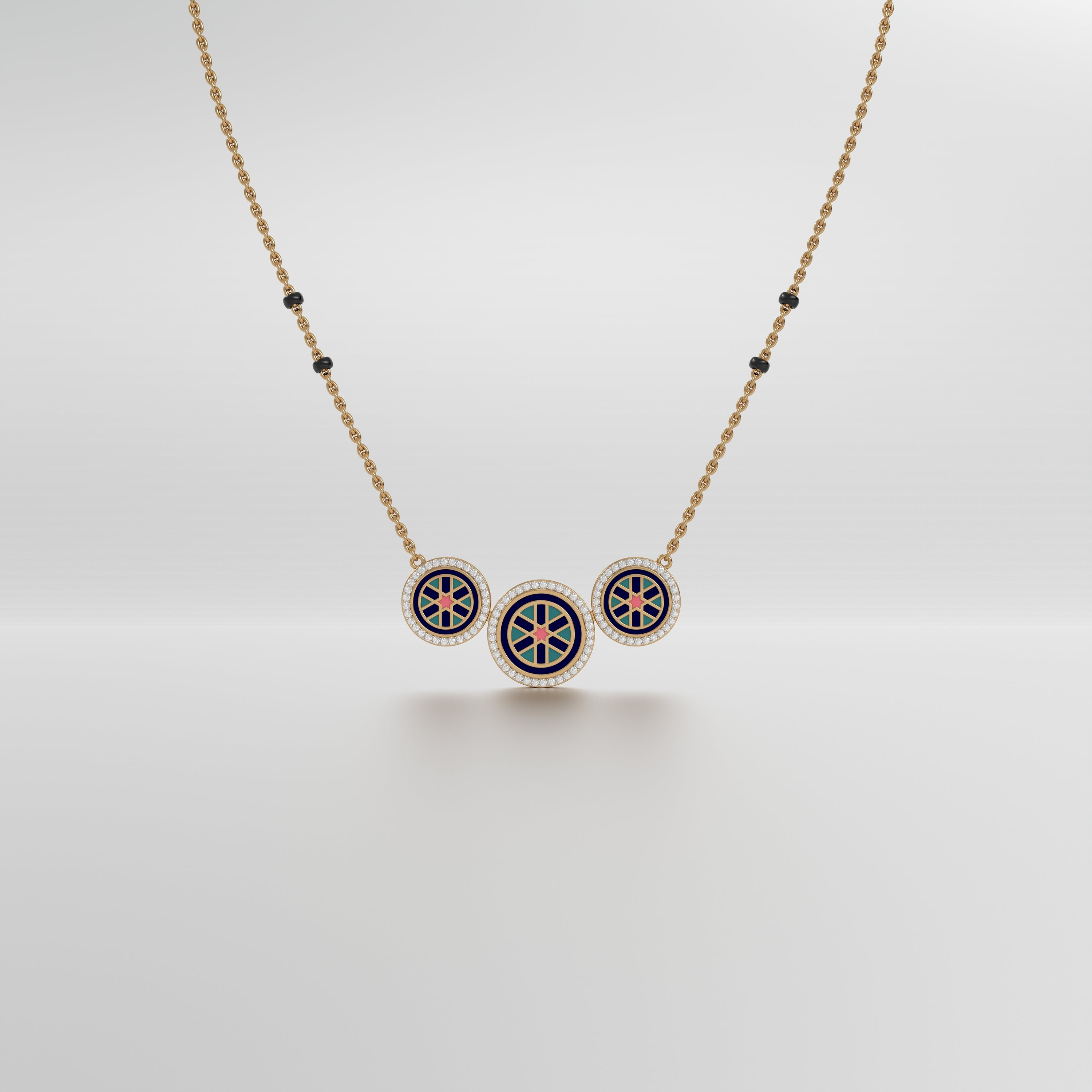 #Pattern & Color_Persian Girih Pastel Turquoise