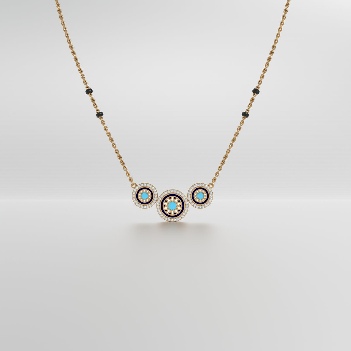 #Pattern & Color_Arabesque Rosette Skyblue