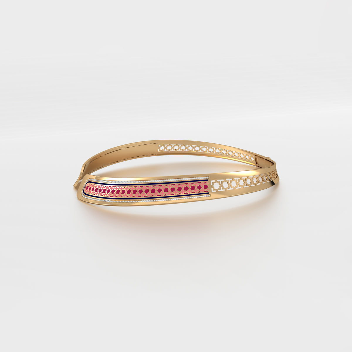 #Pattern & Color_Moroccan Zellij Cardinal Red