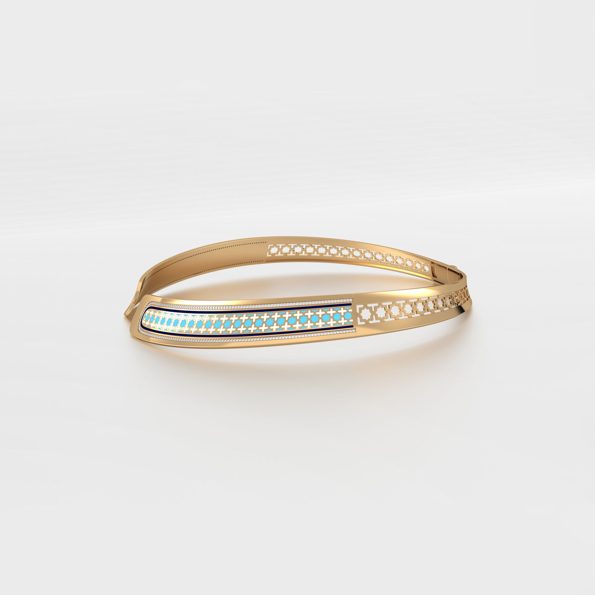#Pattern & Color_moroccan zellij skyblue
