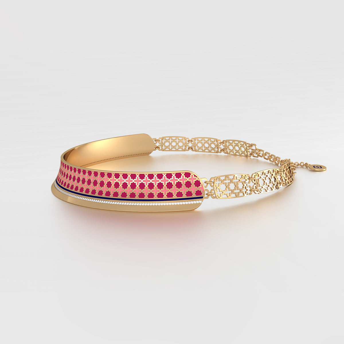 #Pattern & Color_Moroccan Zellij Cardinal Red