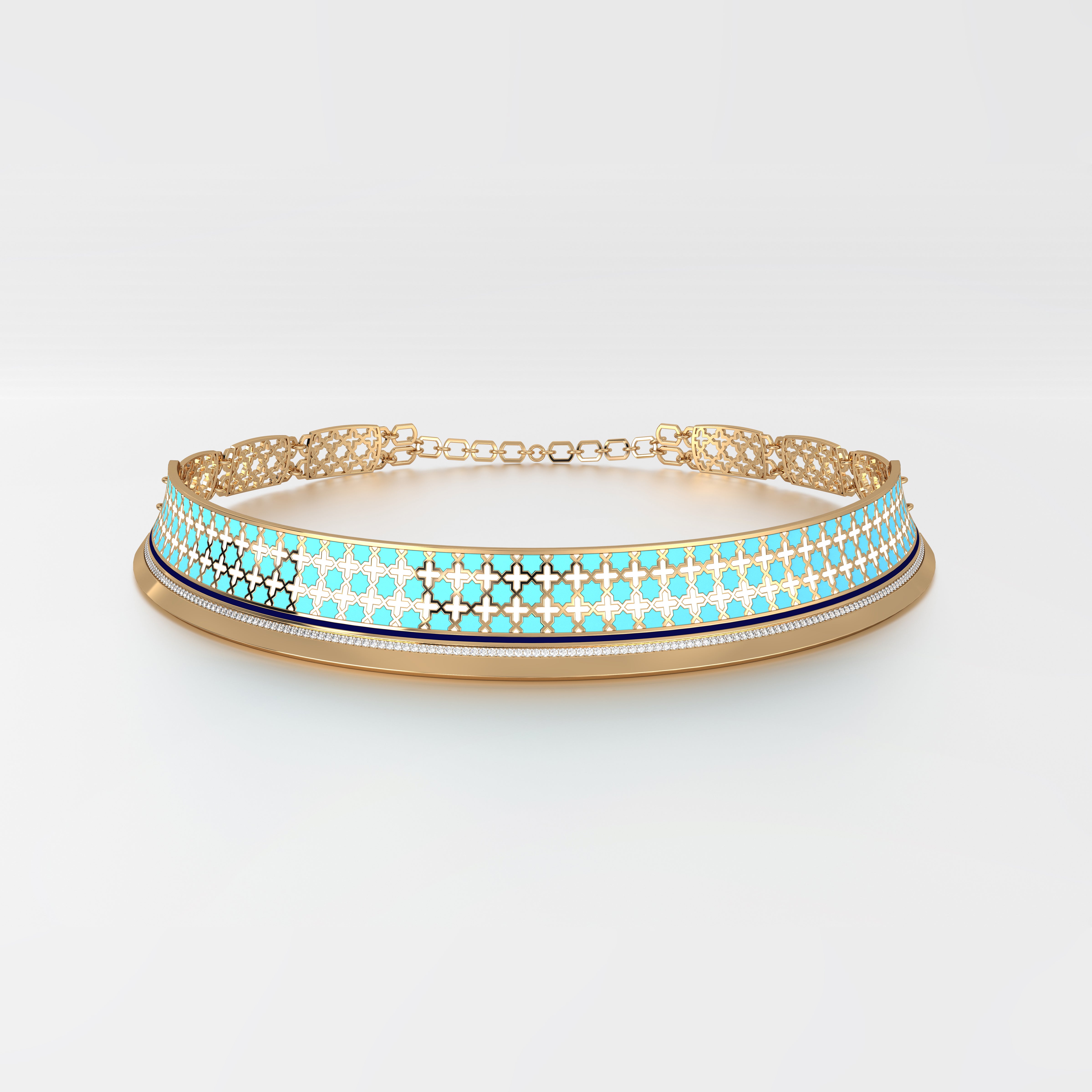 #Pattern & Color_moroccan zellij skyblue