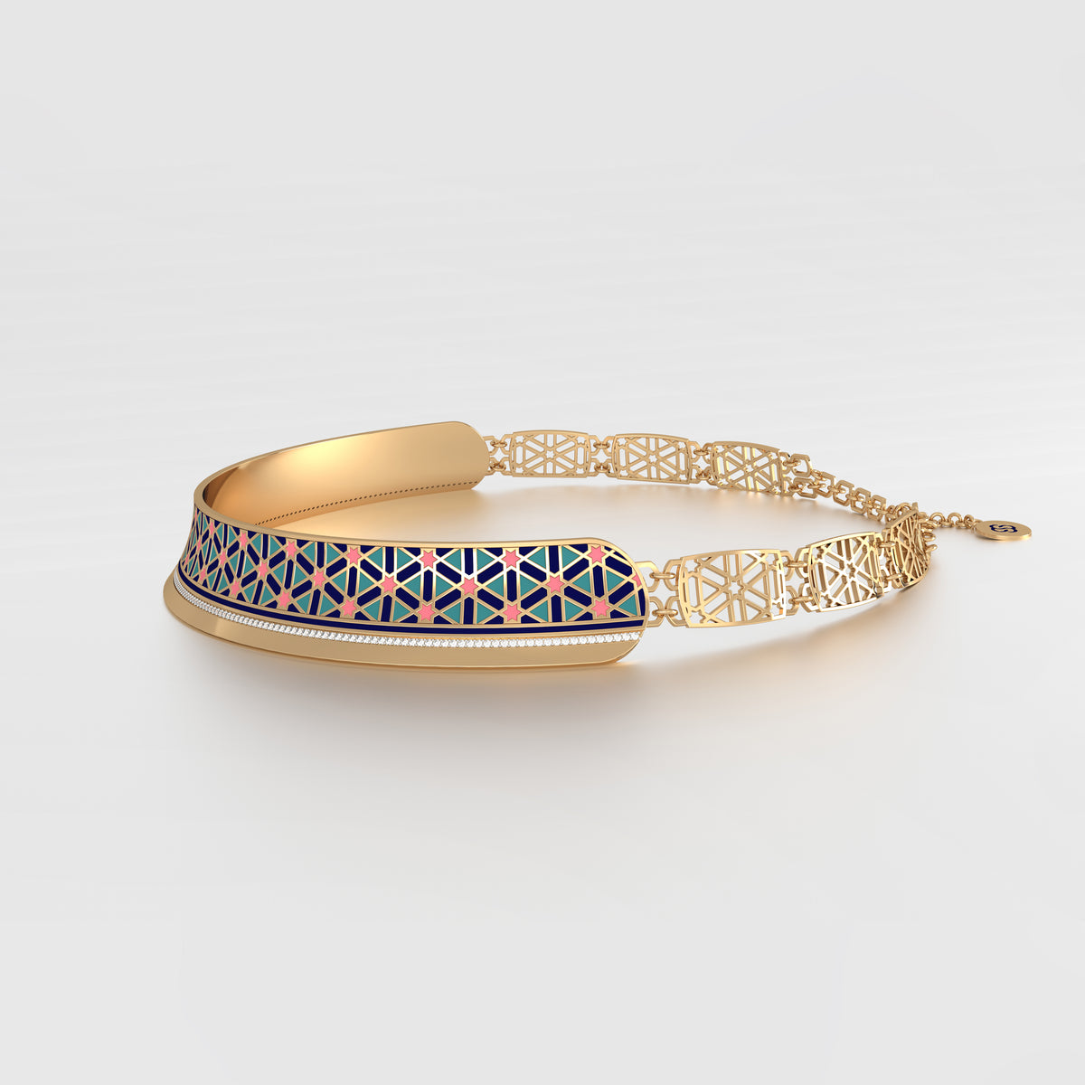 #Pattern & Color_Persian Girih Pastel Turquoise