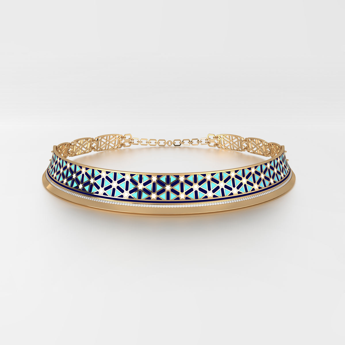 #Pattern & Color_Persian Girih Skyblue