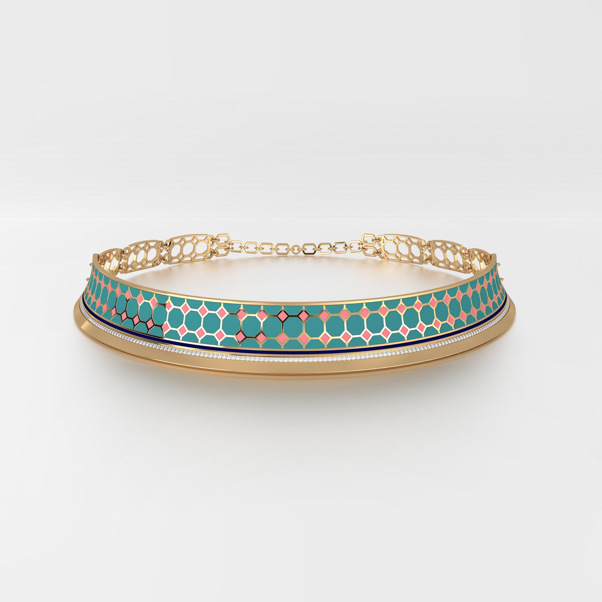 #Pattern & Color_Turkish Tessellation Pastel Turquoise