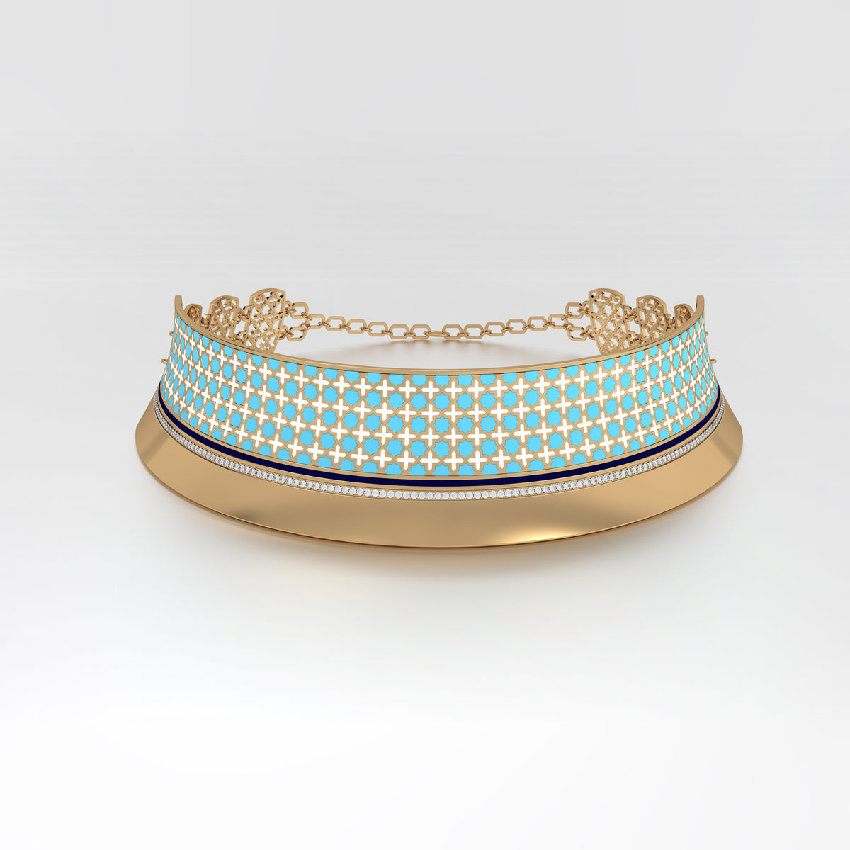 #Pattern & Color_moroccan zellij skyblue