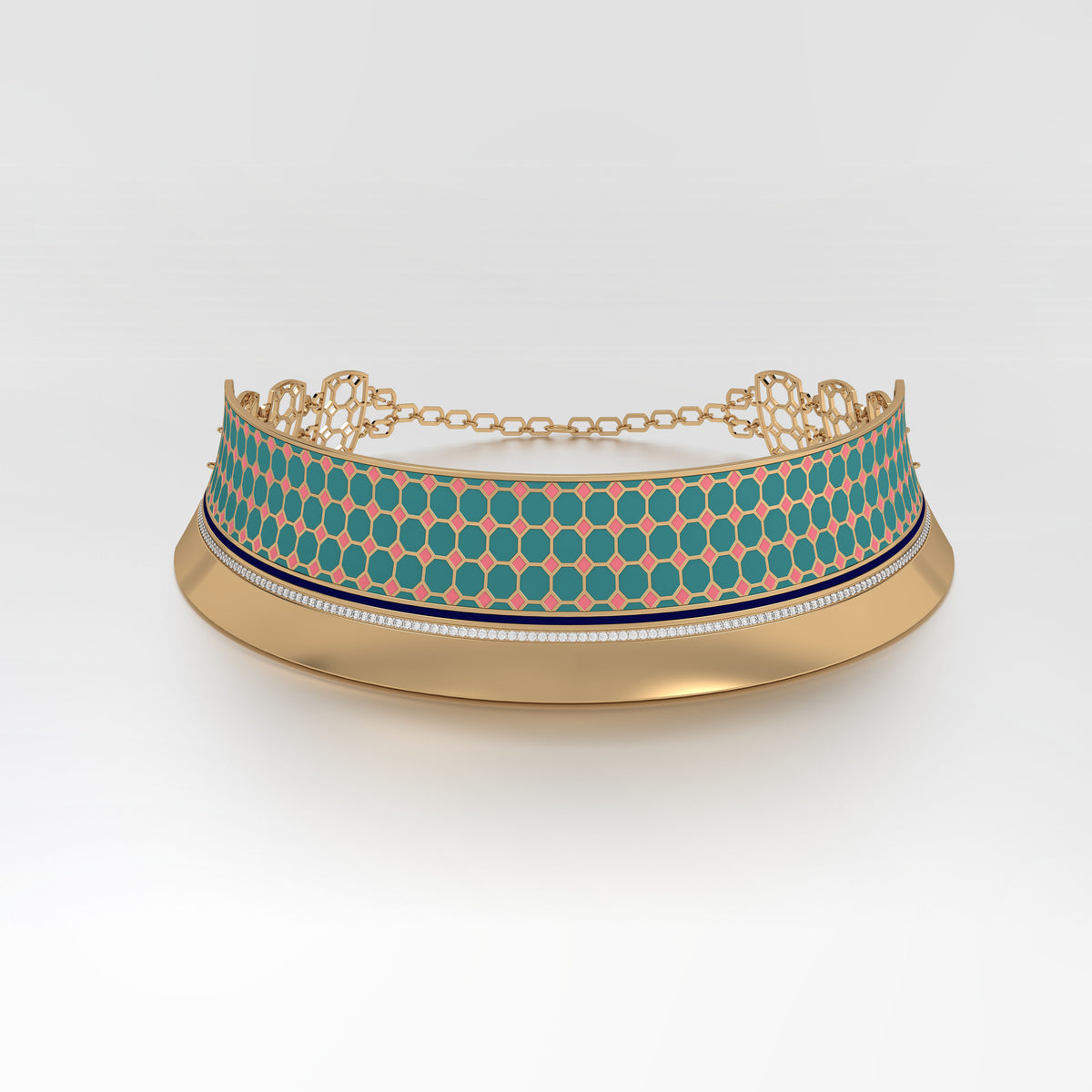 #Pattern & Color_Turkish Tessellation Pastel Turquoise