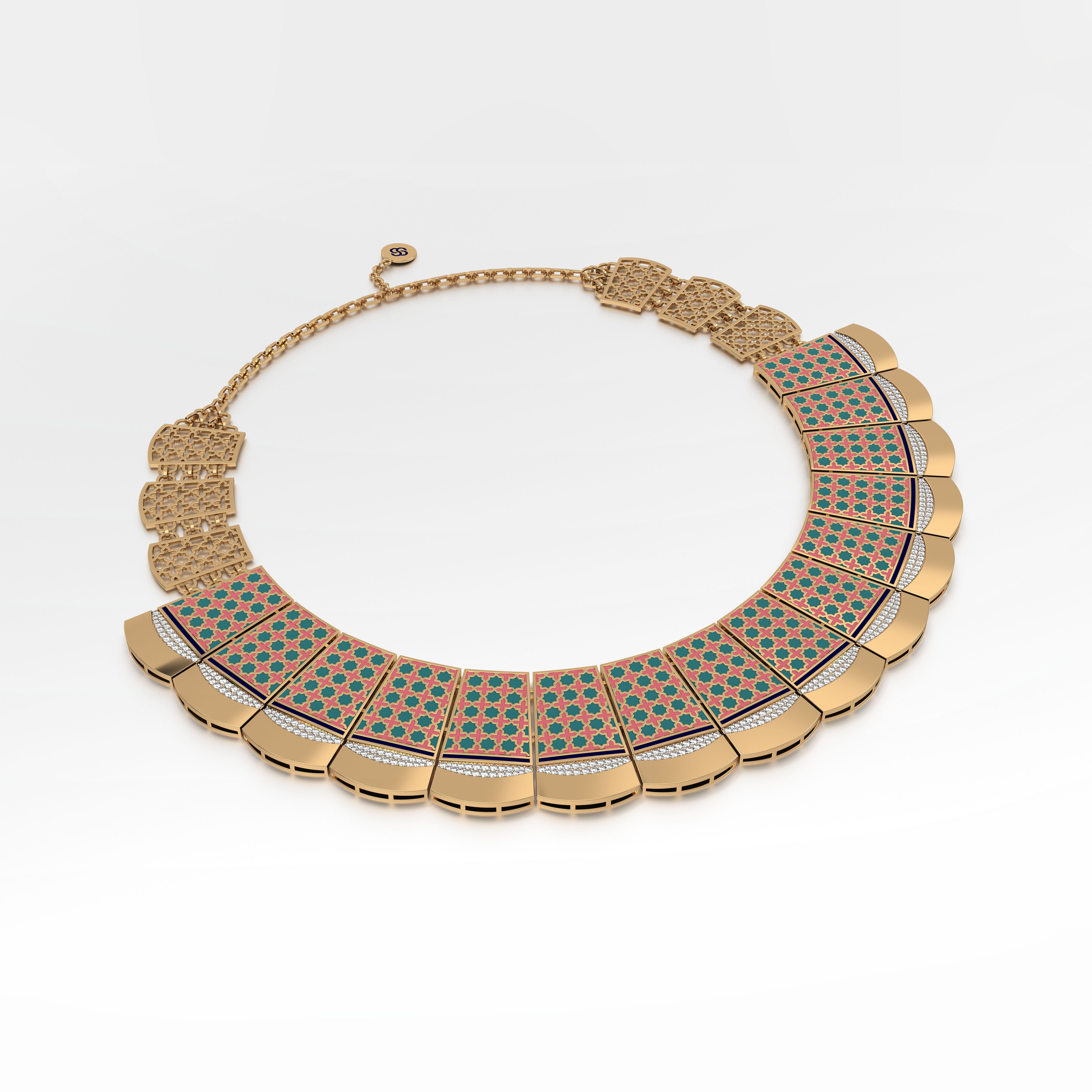 #Pattern & Color_Moroccan Zellij Pastel Turquoise