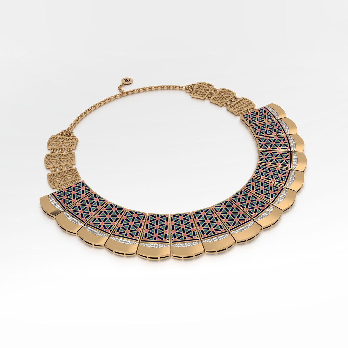 #Pattern & Color_Persian Girih Pastel Turquoise