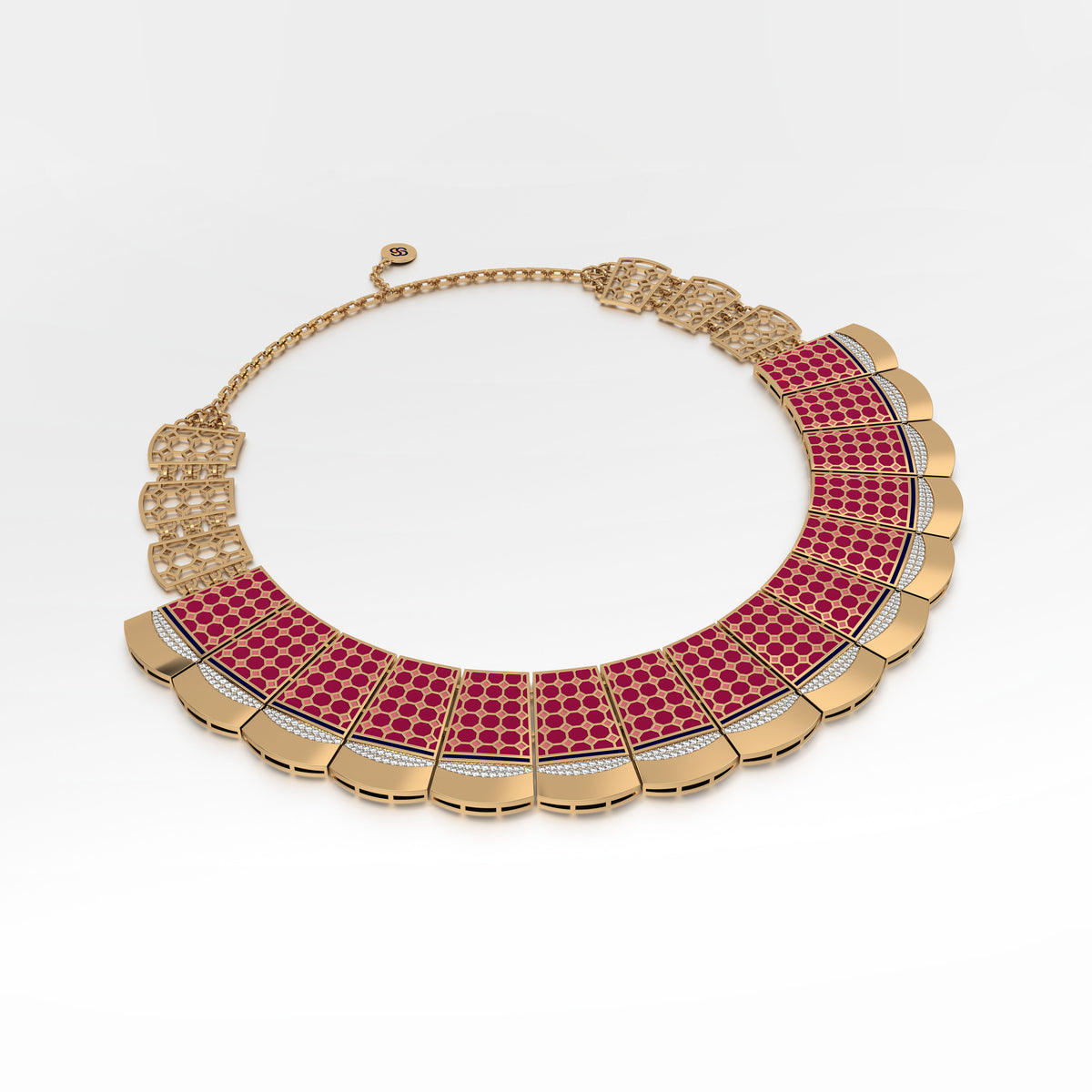 #Pattern & Color_Turkish Tessellation Cardinal Red