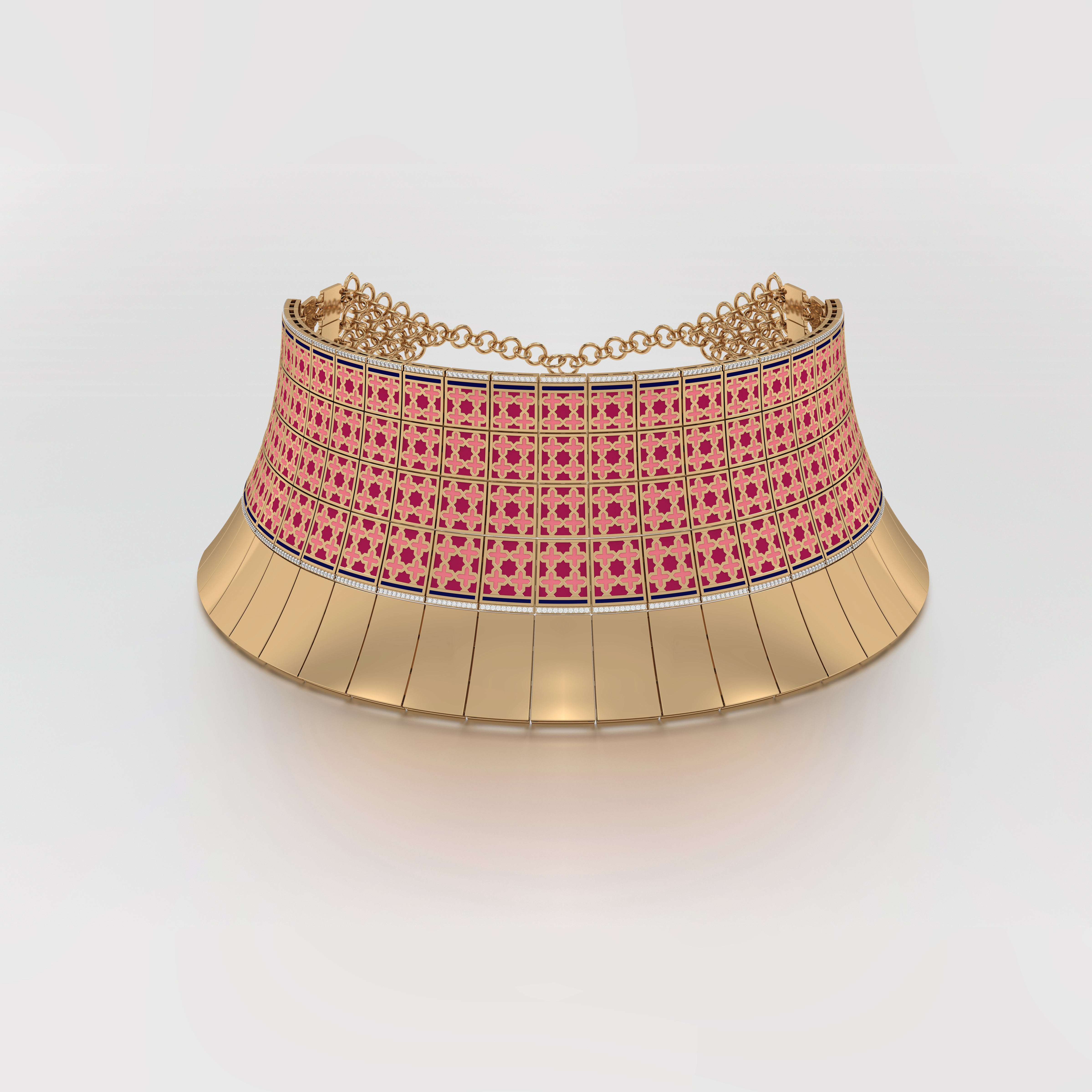 #Pattern & Color_Moroccan Zellij Cardinal Red