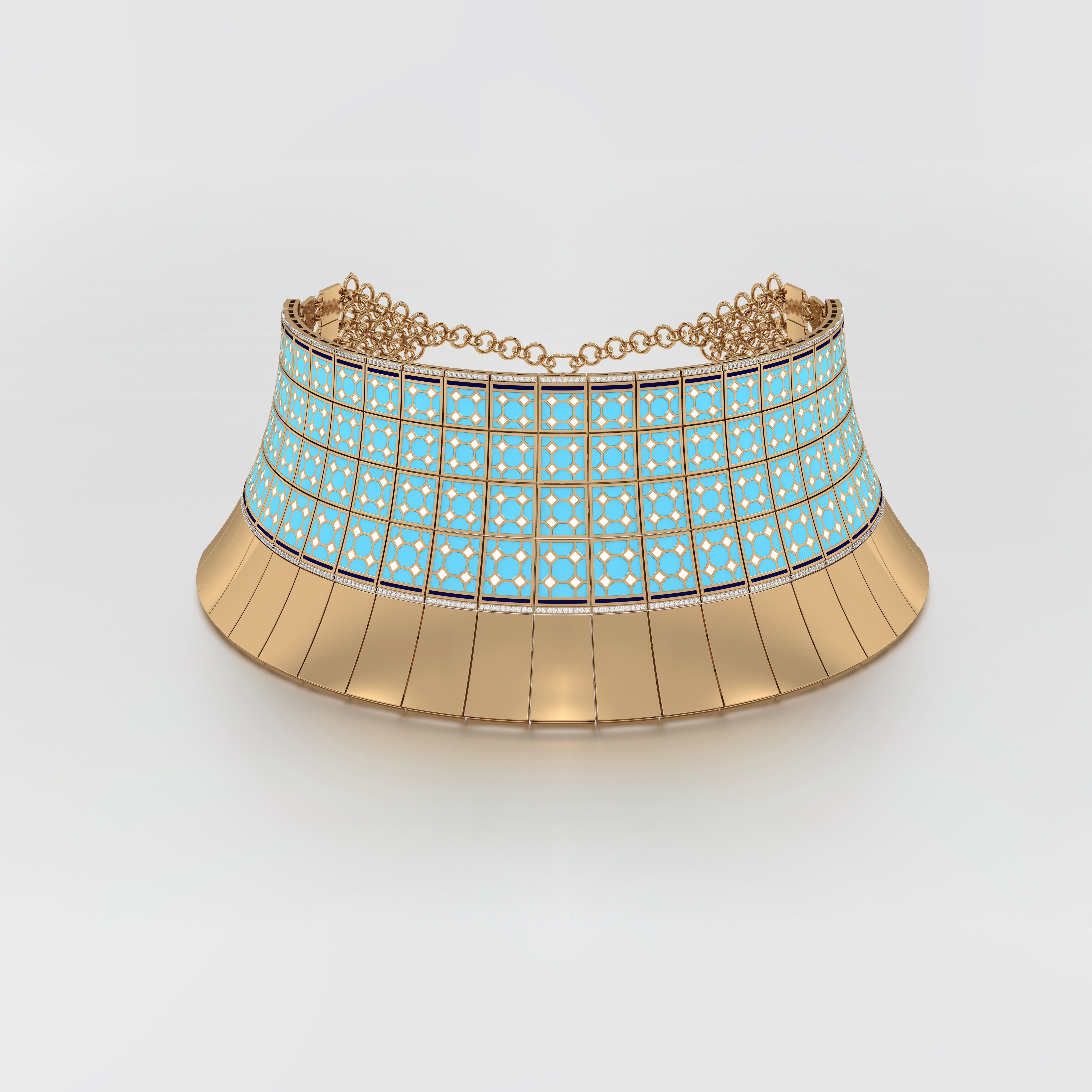 #Pattern & Color_Turkish Tessellation Skyblue