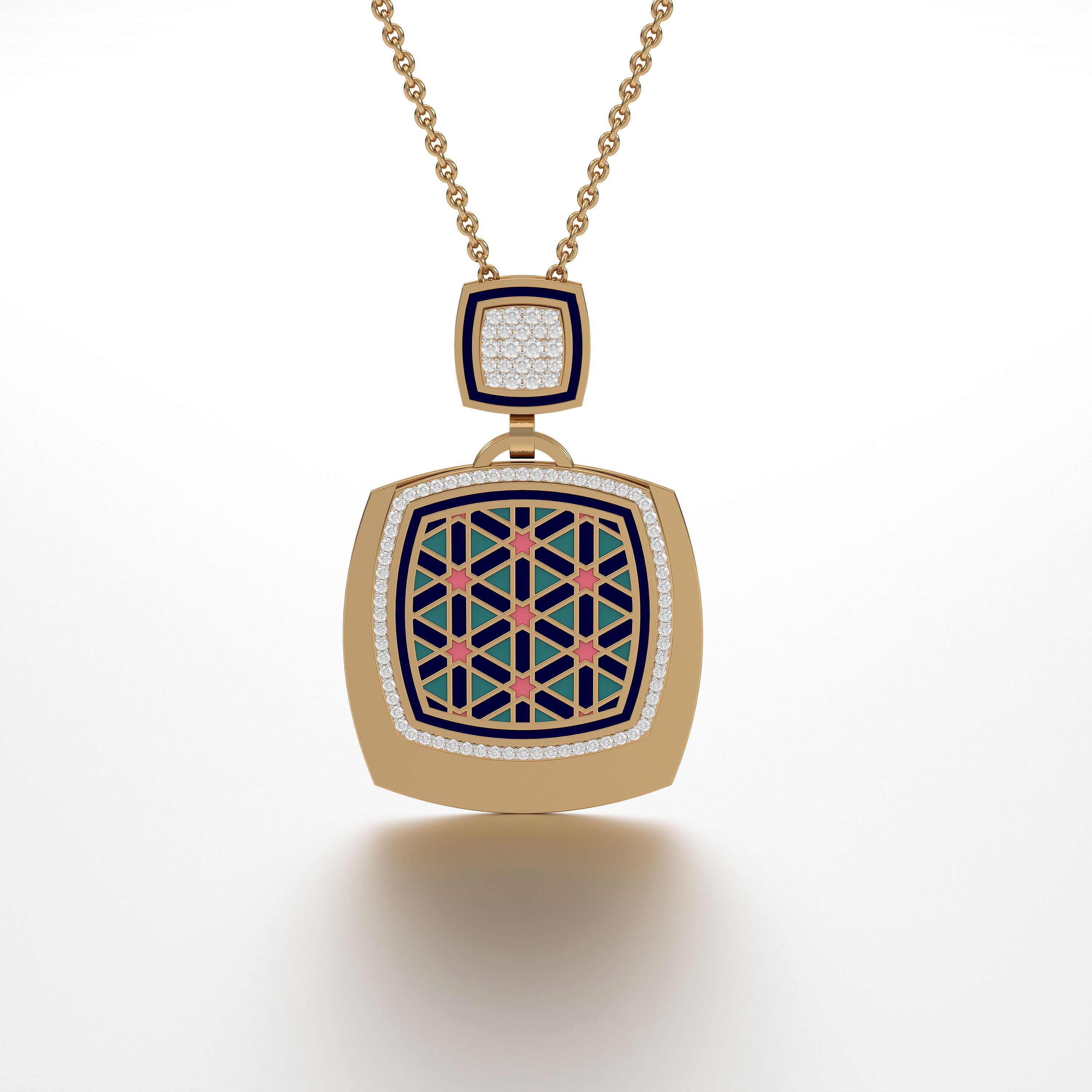 #Pattern & Color_Persian Girih Pastel Turquoise