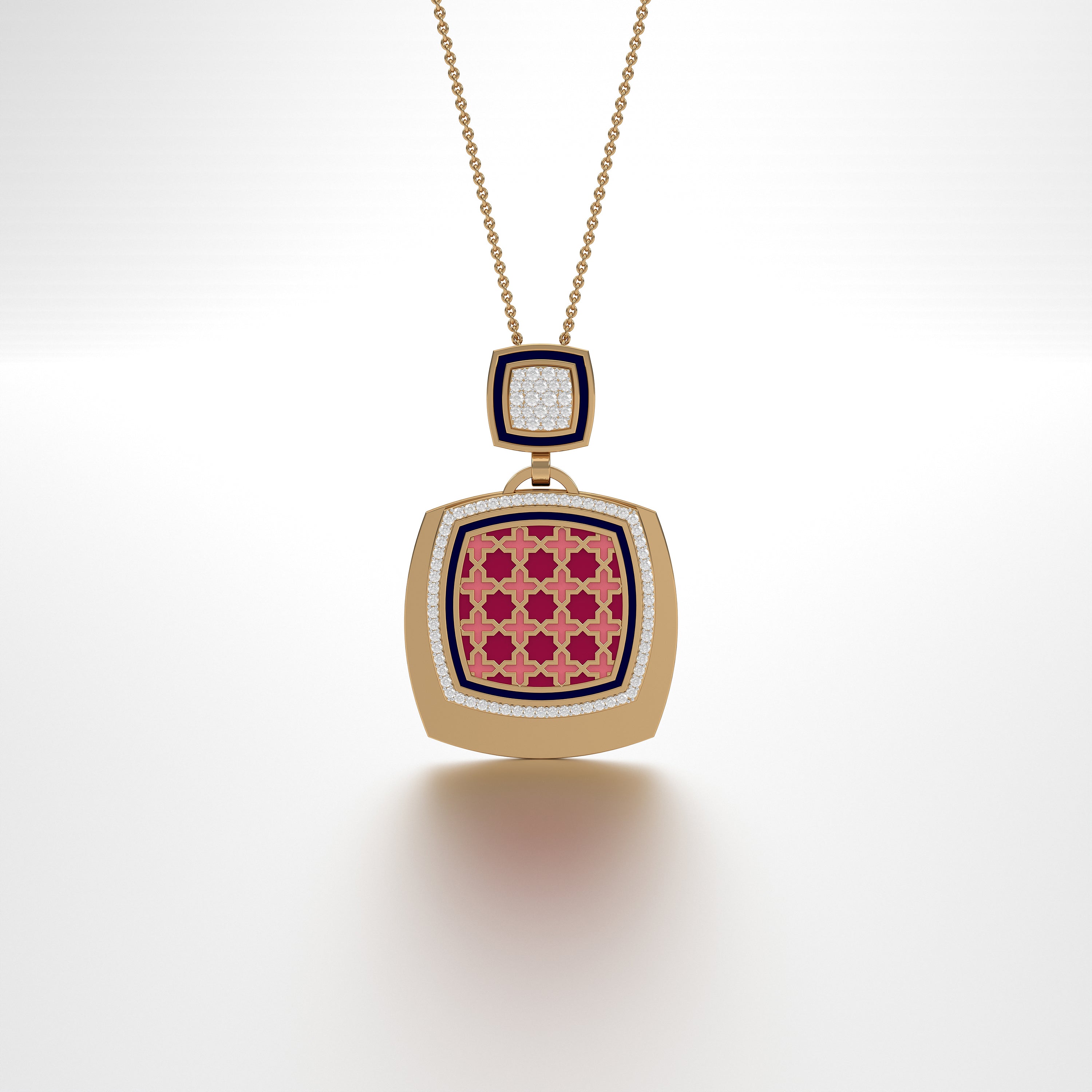 #Pattern & Color_Moroccan Zellij Cardinal Red