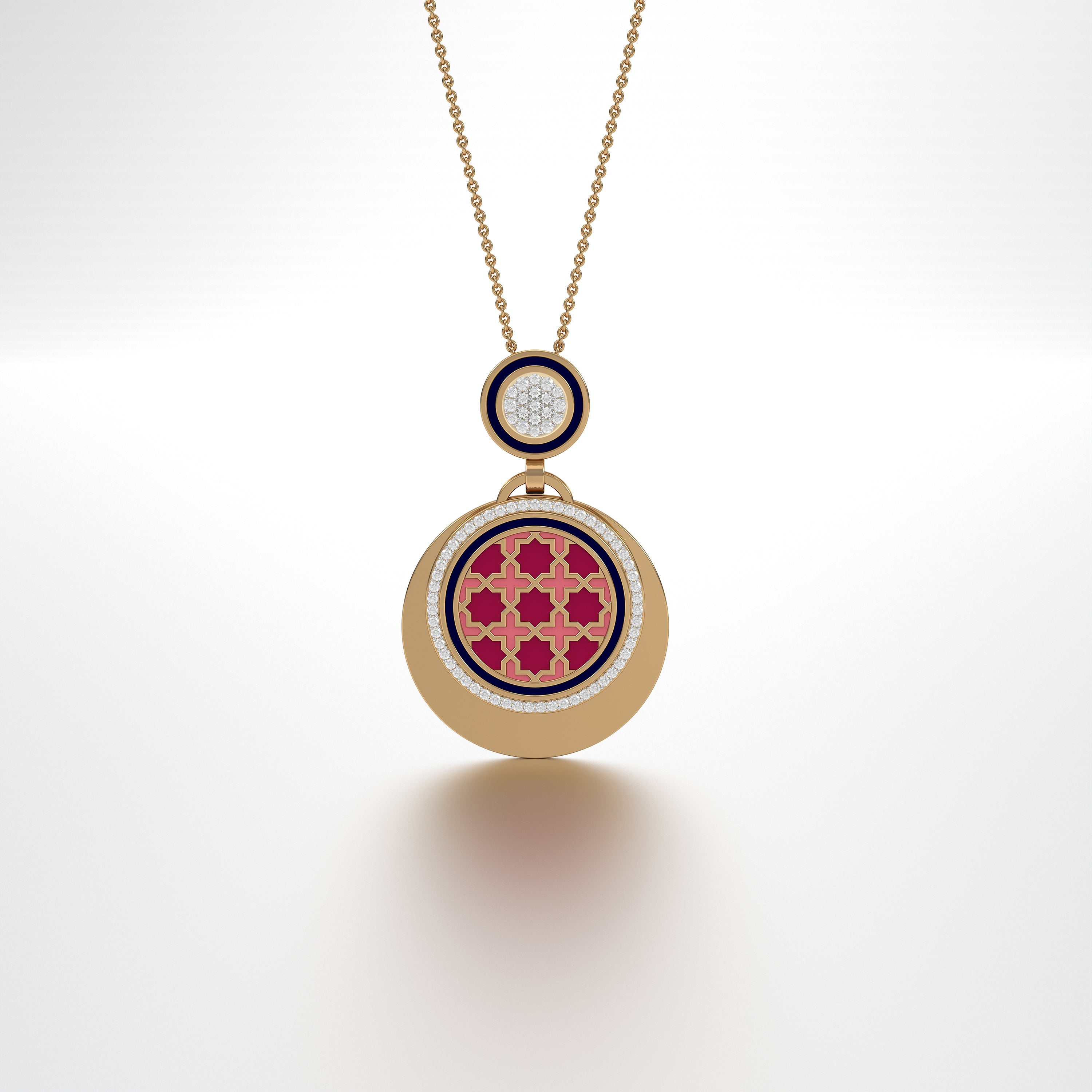 #Pattern & Color_Moroccan Zellij Cardinal Red