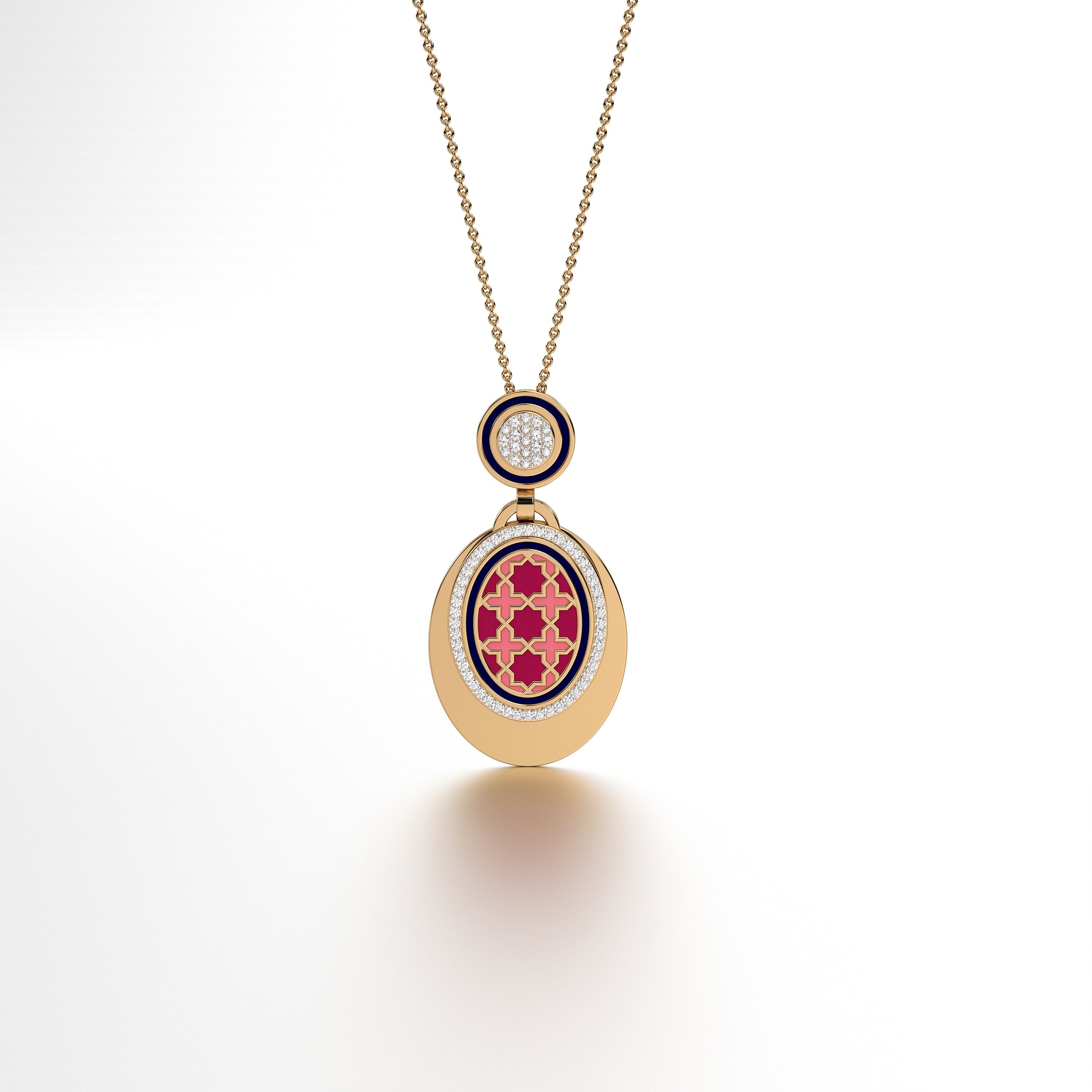 #Pattern & Color_Moroccan Zellij Cardinal Red