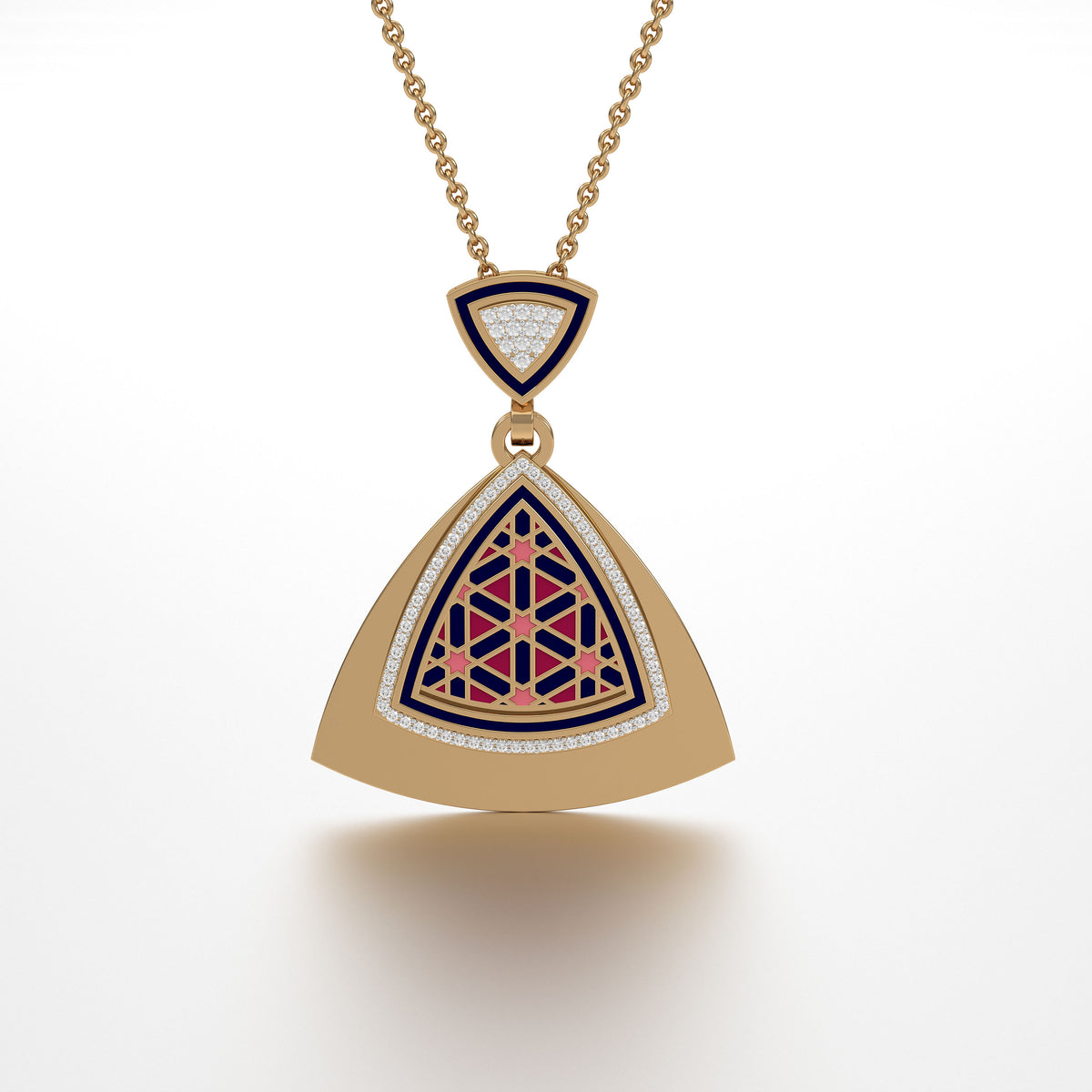 #Pattern & Color_Persian Girih Cardinal Red
