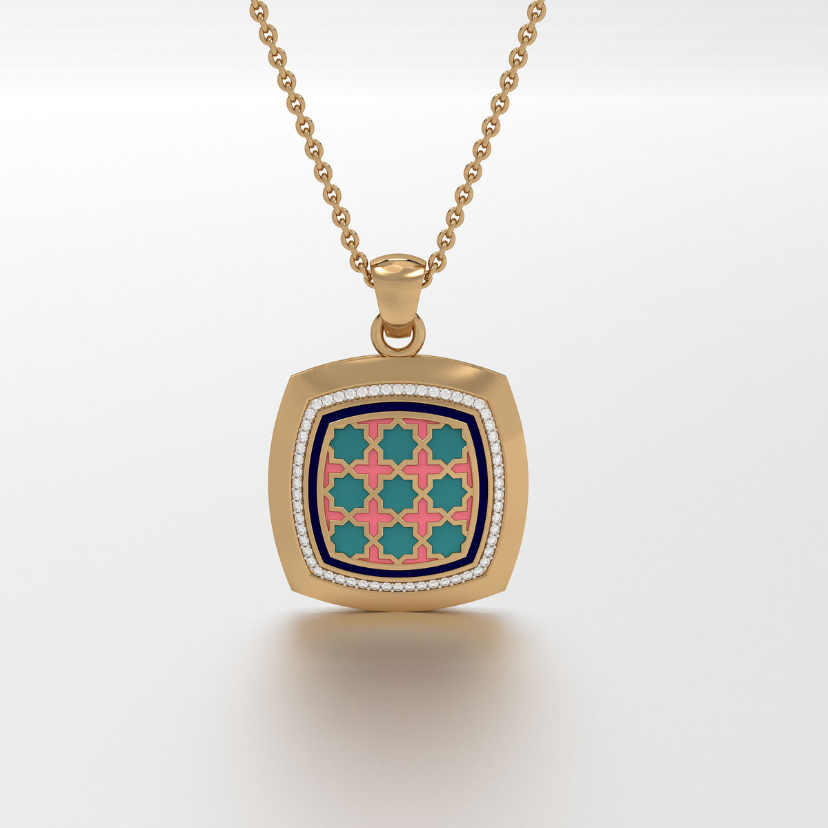 #Pattern & Color_Moroccan Zellij Pastel Turquoise