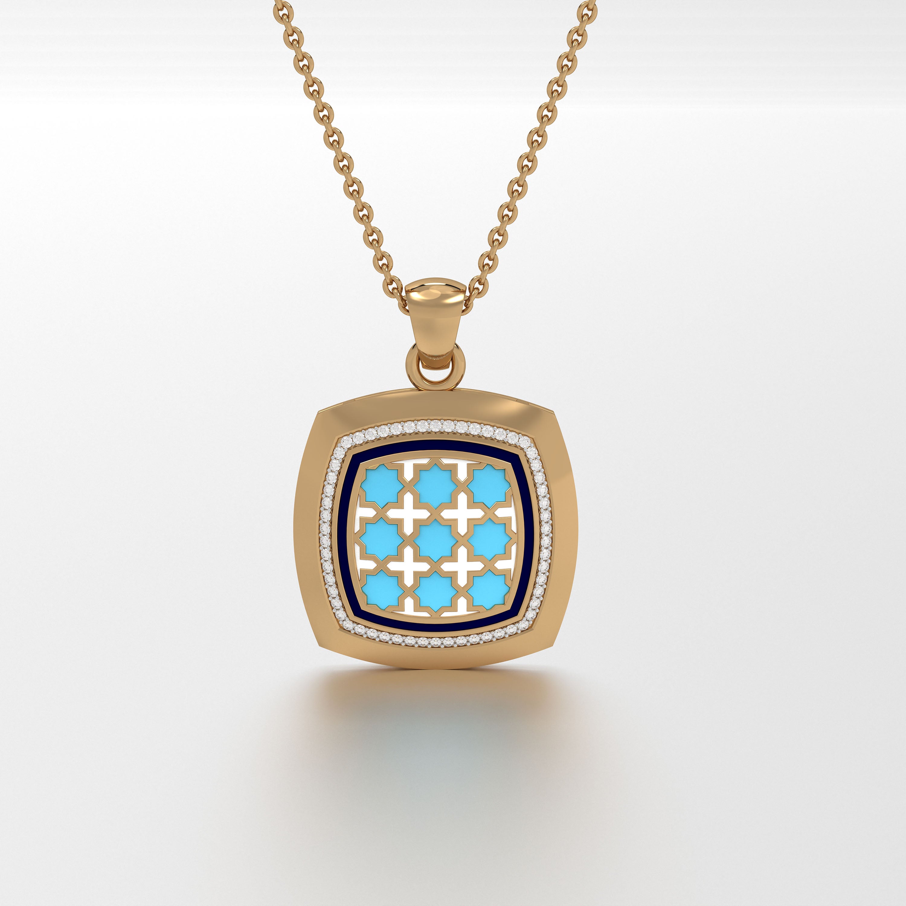 #Pattern & Color_moroccan zellij skyblue
