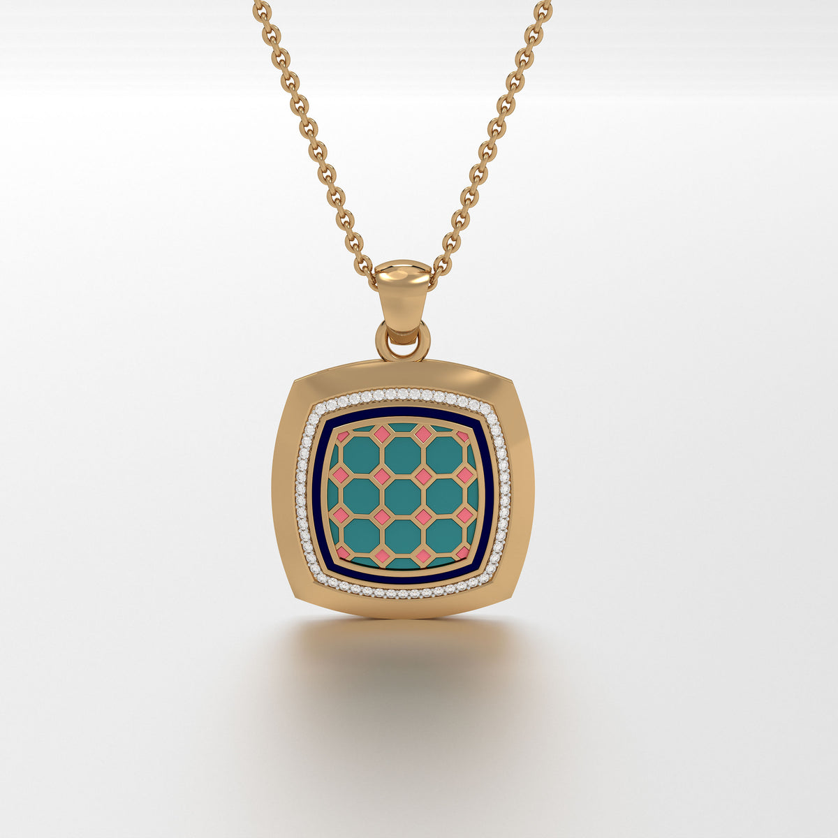 #Pattern & Color_Turkish Tessellation Pastel Turquoise