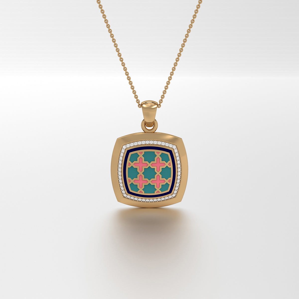 #Pattern & Color_Moroccan Zellij Pastel Turquoise