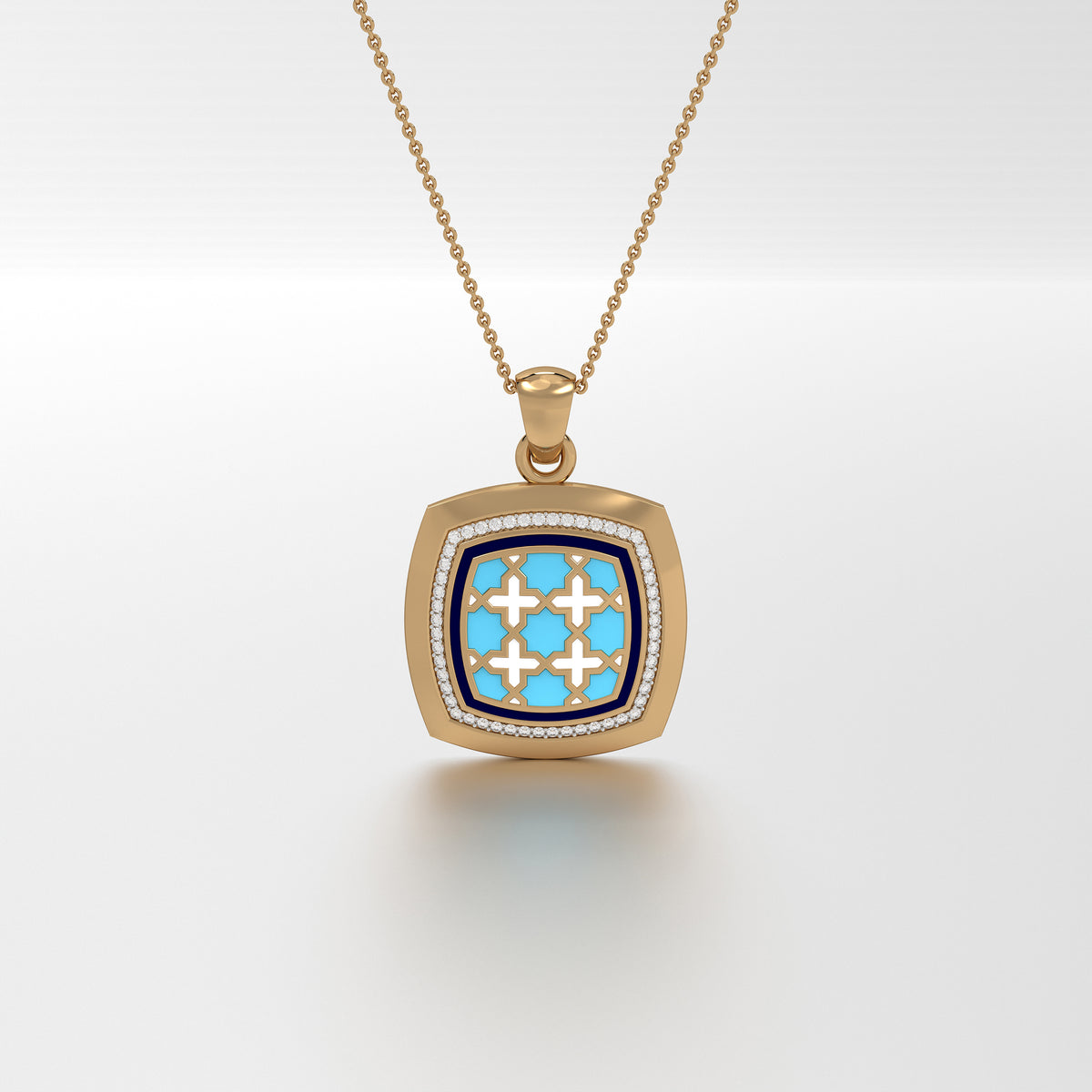 #Pattern & Color_moroccan zellij skyblue