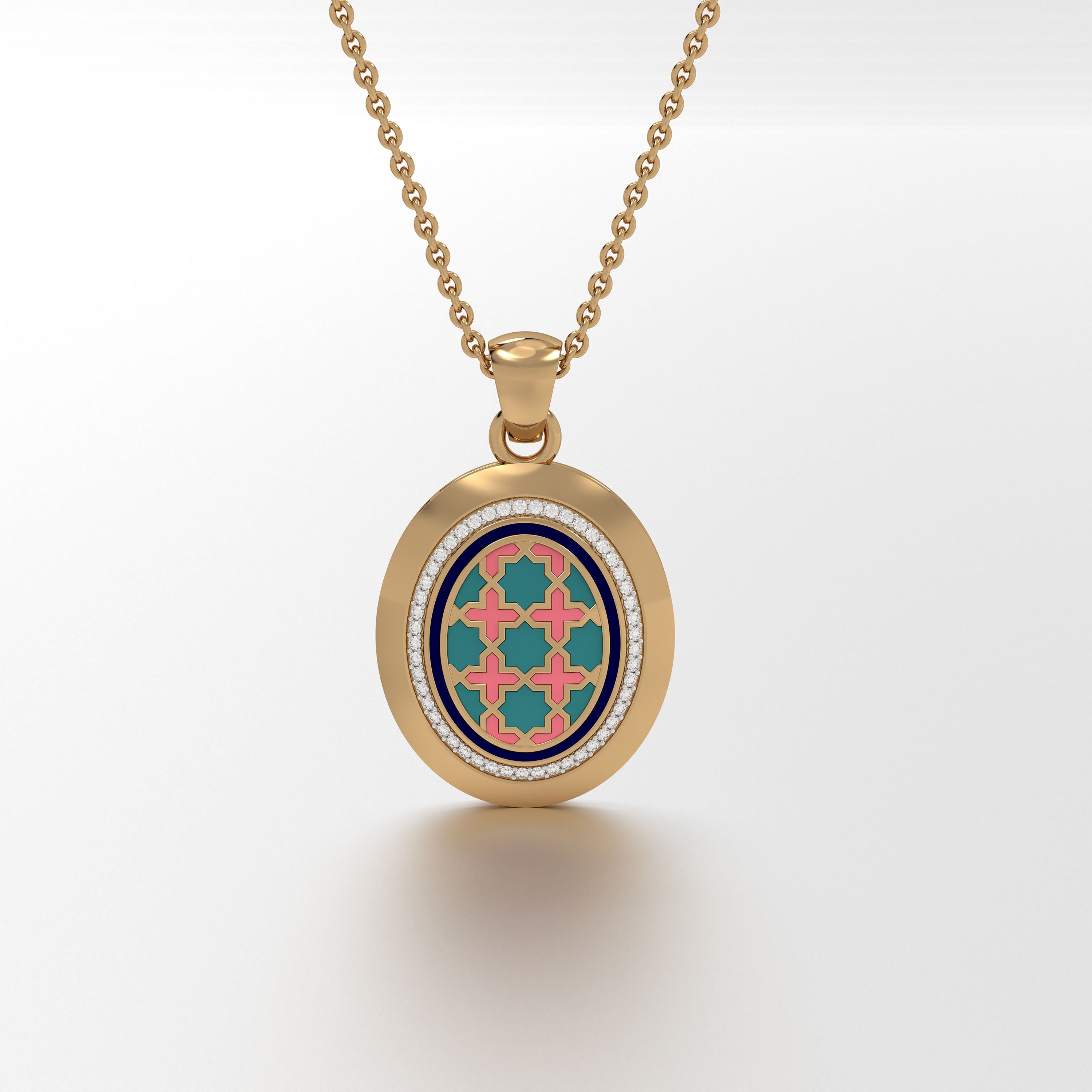 #Pattern & Color_Moroccan Zellij Pastel Turquoise